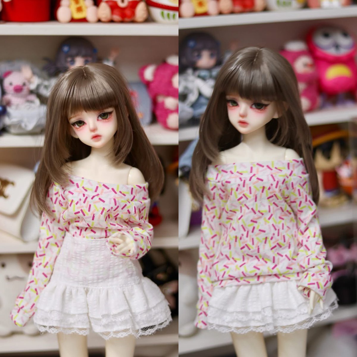 BjDaesthetic's tweet photo. Off shoulder top + high skirt 𓎩𓌉𓋪🍥🍧𓍯🍣𓂃
https://t.co/eGvicquACU
#bjd #balljointeddoll #bjddoll #msd #mdd https://t.co/xpenT8KGu5