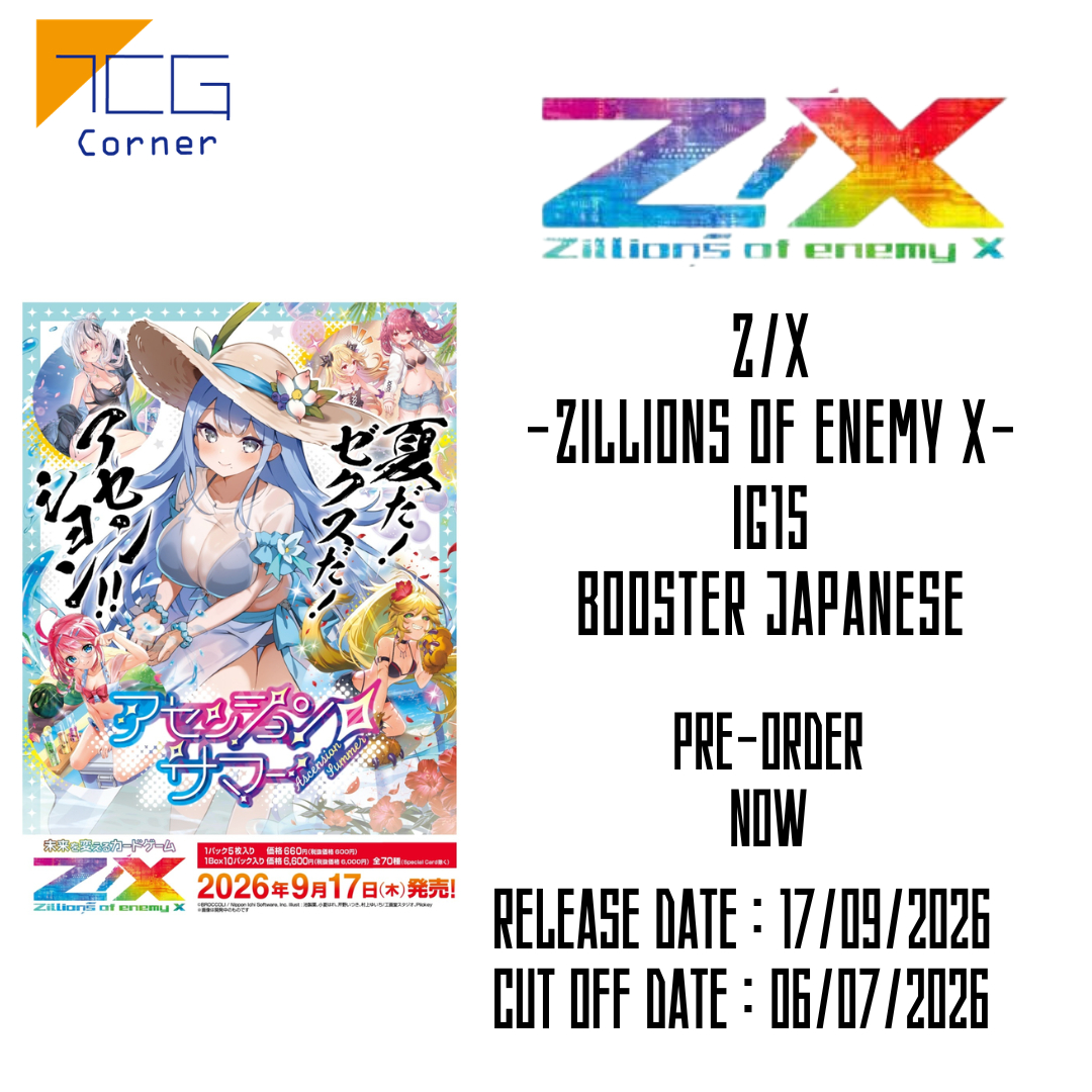 Z/X -Zillions of enemy X- IG15 Booster Japanese Pre-Order -10 pack