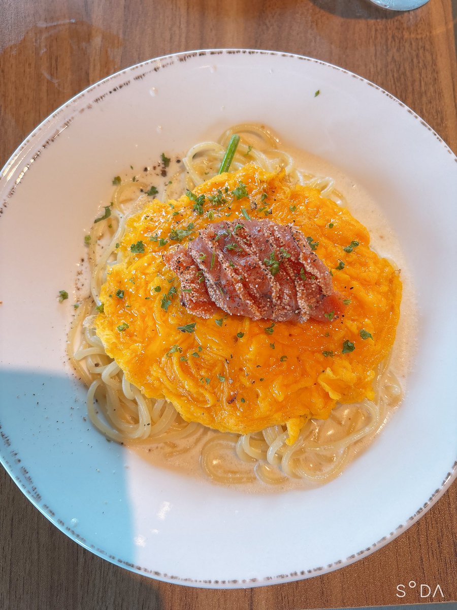mihoppy2525's tweet photo. ランチパスタ🥳 https://t.co/J6weCG0VmC