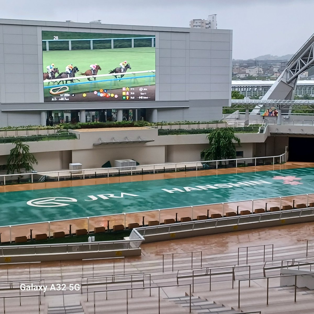 guriyanworst's tweet photo. 宝塚での仕事終りの阪神競馬場 https://t.co/jqxmrzCJBE
