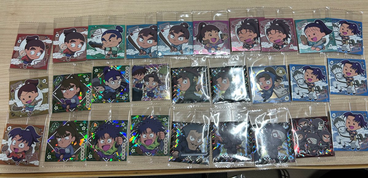 Hamu_445's tweet photo. (交換or買取)忍たまウエハース

譲▶︎画像

求➝伊作 留三郎 久々知 竹谷 尾浜
又は1枚50円~

レアは伊作又留三郎交換優先
大阪 京都手渡し🙆‍♀️ 郵送も可 https://t.co/jt9UzkqrXF