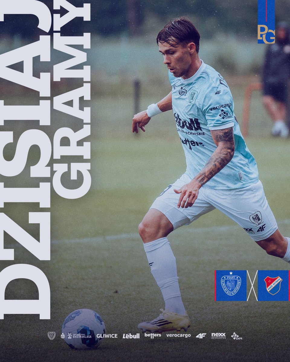 PiastGliwiceSA's tweet photo. 🔥 #𝑴𝑨𝑻𝑪𝑯𝑫𝑨𝒀
🏆 - Sparing
🆚 - @fcbanikostrava 
🕒 - 17:00
📍 - Hotel Remes Sport &amp; Spa
📲 - #PIAFCB
📺 - Profil Piasta Gliwice na Facebooku
🎯 - ZWYCIĘSTWO https://t.co/XXXlSJYtXz