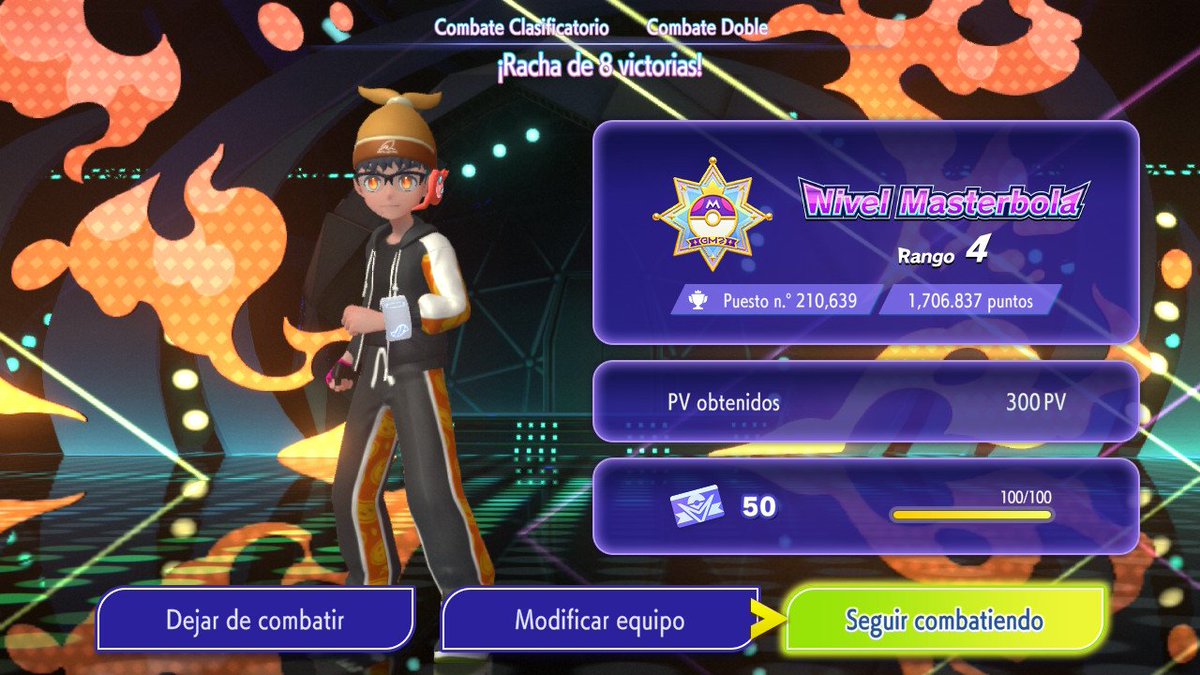 ArmasConBotas's tweet photo. Mi racha más larga en Masterball dentro de Pokemon Champions, poco a poquito 🫰🏼 https://t.co/EY8MZjXs99