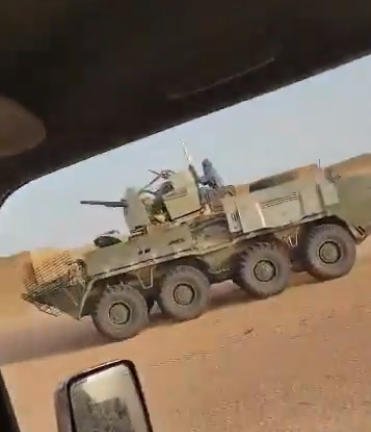 BrantPhilip_'s tweet photo. The FLA has started entering the city of Anefis, northern Mali, the rebels appear to be operating at least one armored vehicle as well. https://t.co/hEsCcdrmLD