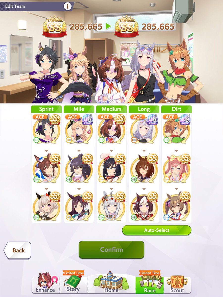 biwalullaby's tweet photo. None of my support cards finished their chain event so I’ll need to try another run later, but golshi is now my third ug rank 🥹 https://t.co/ympVV9wZJ1