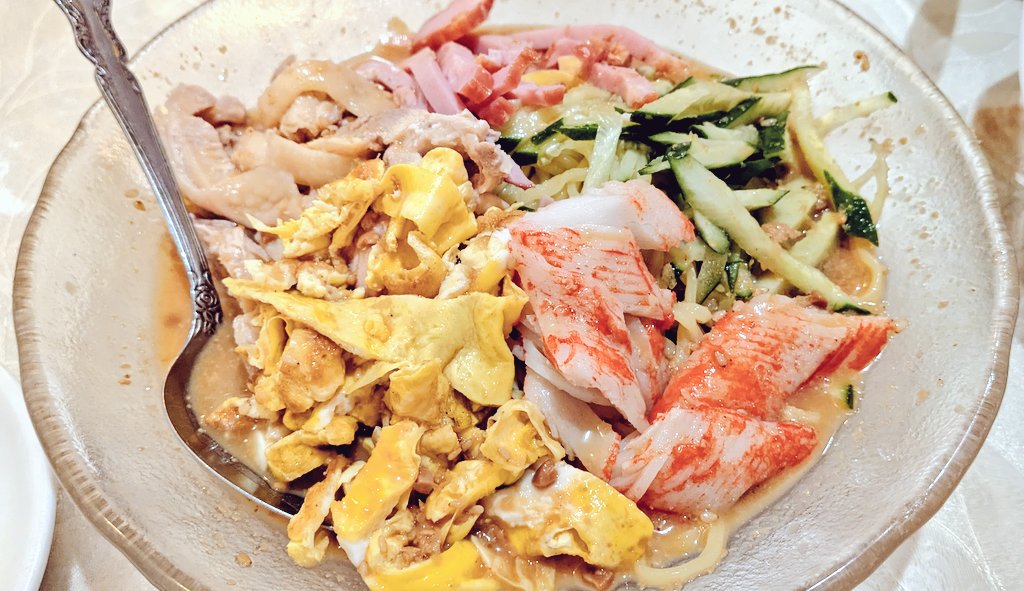 brthtky's tweet photo. 冷やし中華食べ初めました https://t.co/3oqQOT4b9B