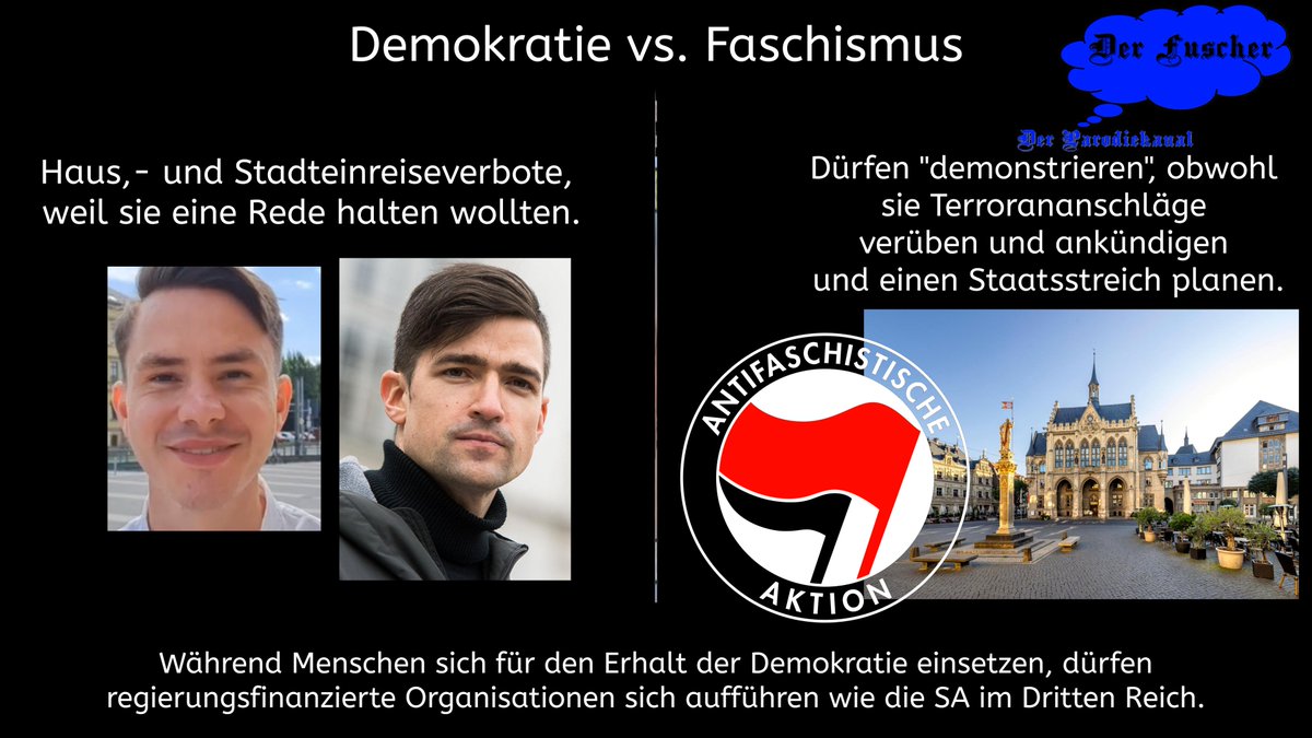 Der_Fuscher's tweet photo. @DerPaulKlemm @MartinSellner_ #demokratie #faschismus https://t.co/v0ub2QfuOI