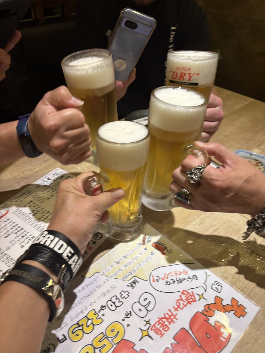 metalertomoking's tweet photo. 決起会始めました🍻✨
#BRIDEAR
#UNVEILRAZE 
#PHANTOMEXCALIVER
#LITTLELILGTH https://t.co/c8zUiFqH5s