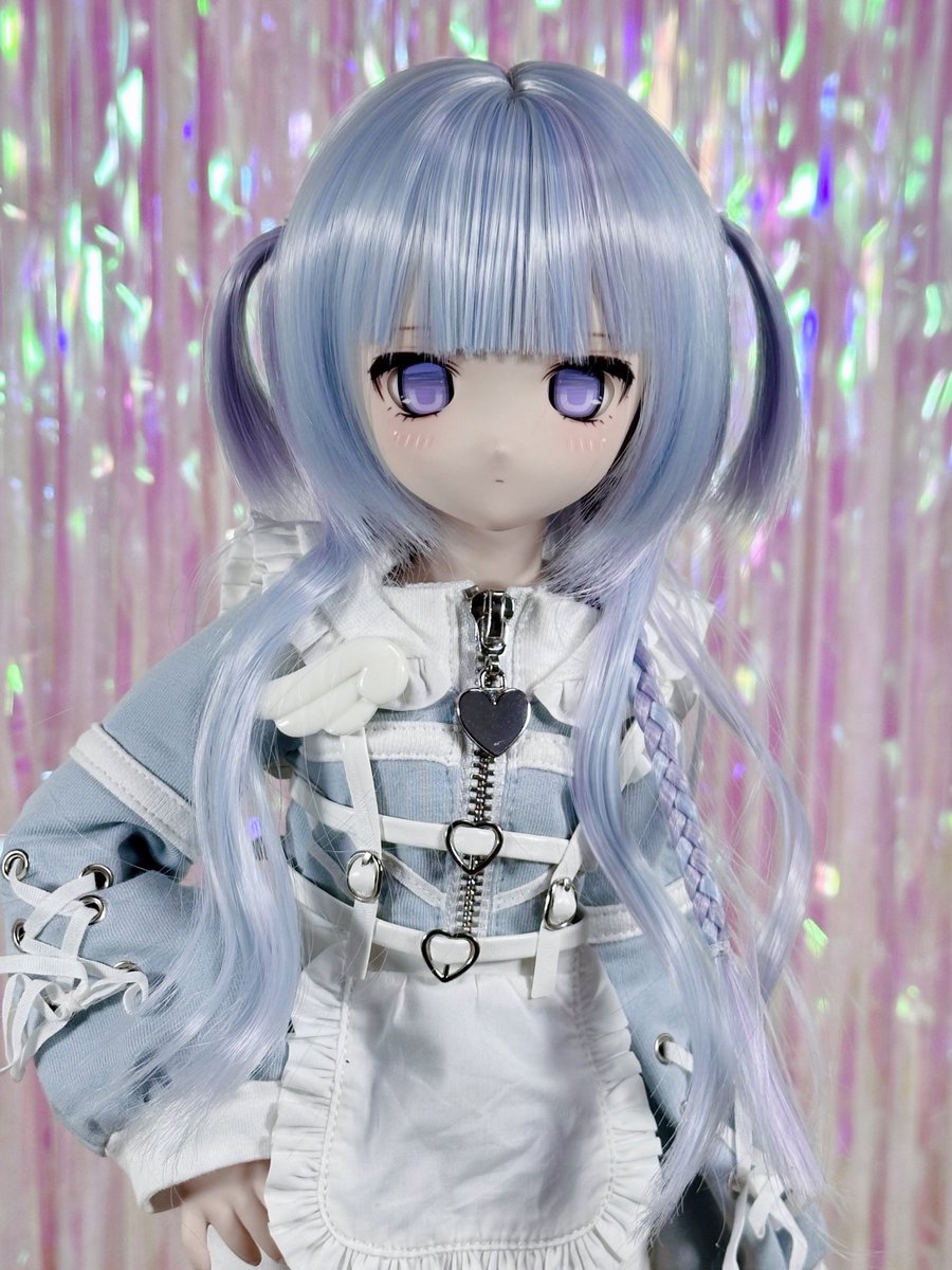 ✨イドル東京の新作ウィッグ✨ 🪼ジェリーハーフツイン🫧 🩵みずいろ