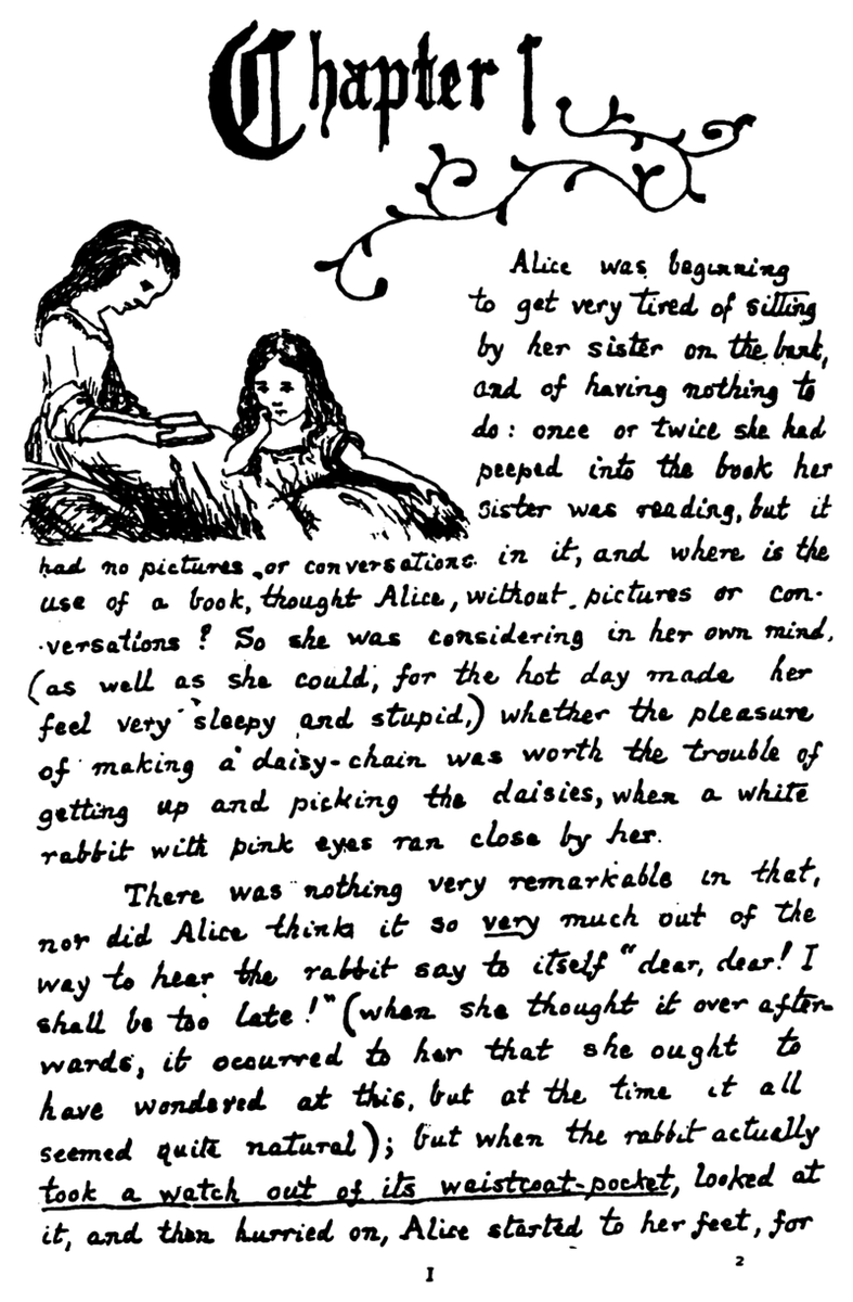 IveserVenezia's tweet photo. 4 luglio 1865
Il reverendo Charles Lutwidge, alias Lewis Carroll, pubblica "Le avventure di Alice nel Paese delle Meraviglie" (titolo originale "Alice's Adventures in Wonderland") https://t.co/ZFitvXdr4R