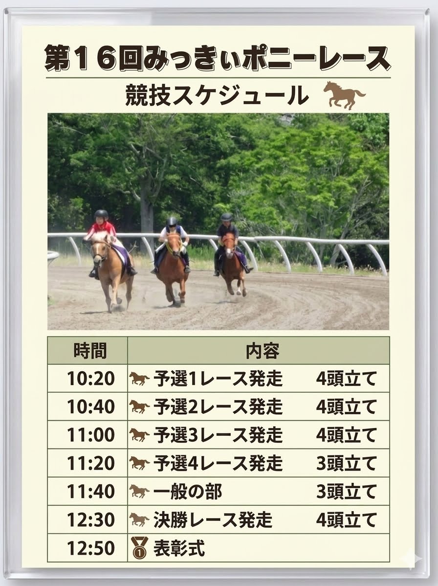 mikihlp's tweet photo. ヒビキです！

明日は、第１６回みっきぃポニーレース（ジョッキーベイビーズ関西地区予選）🏇です。
かわいい子どもたちとポニーが大人顔負けのレースを見せてくれるよ

オレ、ジョッキーベイビースに出場したことあるんだぜいっ👍

#１枚目画像以外は昨年のだぜ
#オレ昨年はニンジンたべてたぜ https://t.co/bxSXgxSQp8
