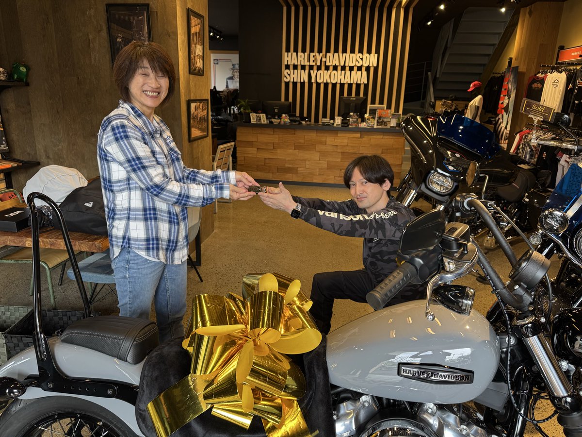 hd_shinyokohama's tweet photo. こんにちは!
ハーレーダビッドソン新横浜です。
本日はFXBBストリートボブの
ご納車となりました🥂
大変お待たせしました!
本日はご納車おめでとうございます🍾🎉
#ハーレーダビッドソン新横浜
#ハーレーダビッドソン
#ハーレー 納車
#harleydavidson
#FXBB https://t.co/Jq2QGYINlz