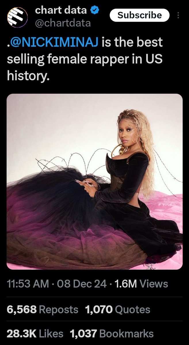 SherbetBarb328's tweet photo. Happy July 4th to the best selling female rappers in US History & Female rapper with most 1# albums + highest selling female rap album this decade Nicki Minaj!!!
#july
#gagcity
#PinkFriday https://t.co/42SbWs0ZrC