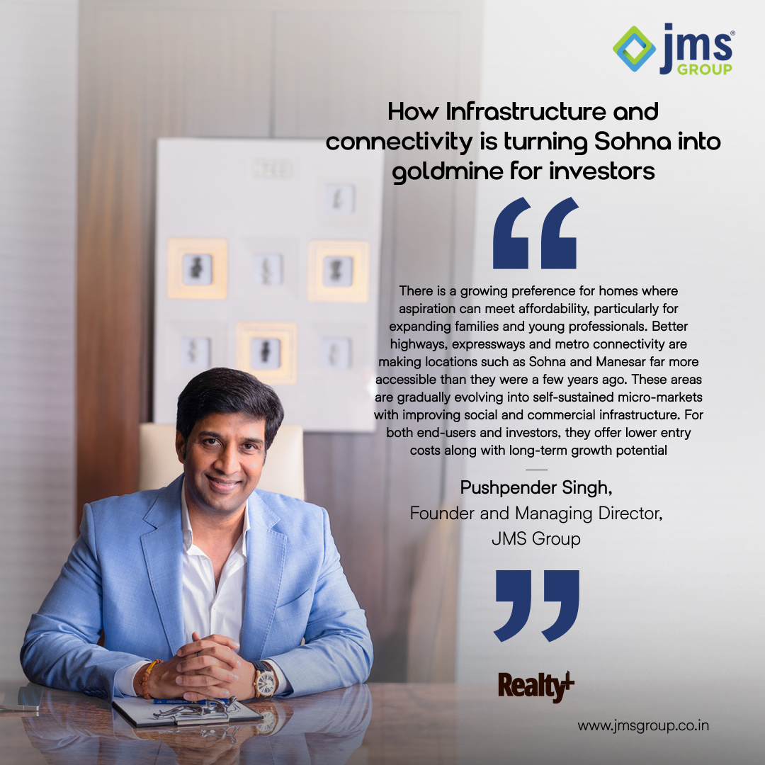 JMSBuildtech's tweet photo. Connectivity is rewriting the real estate map of Delhi NCR. With better highways and upcoming metro links, Sohna is transforming into a self-sustained powerhouse.​

Check out the full article at- https://t.co/CUXfvd1oM2 https://t.co/th8KlcGABS