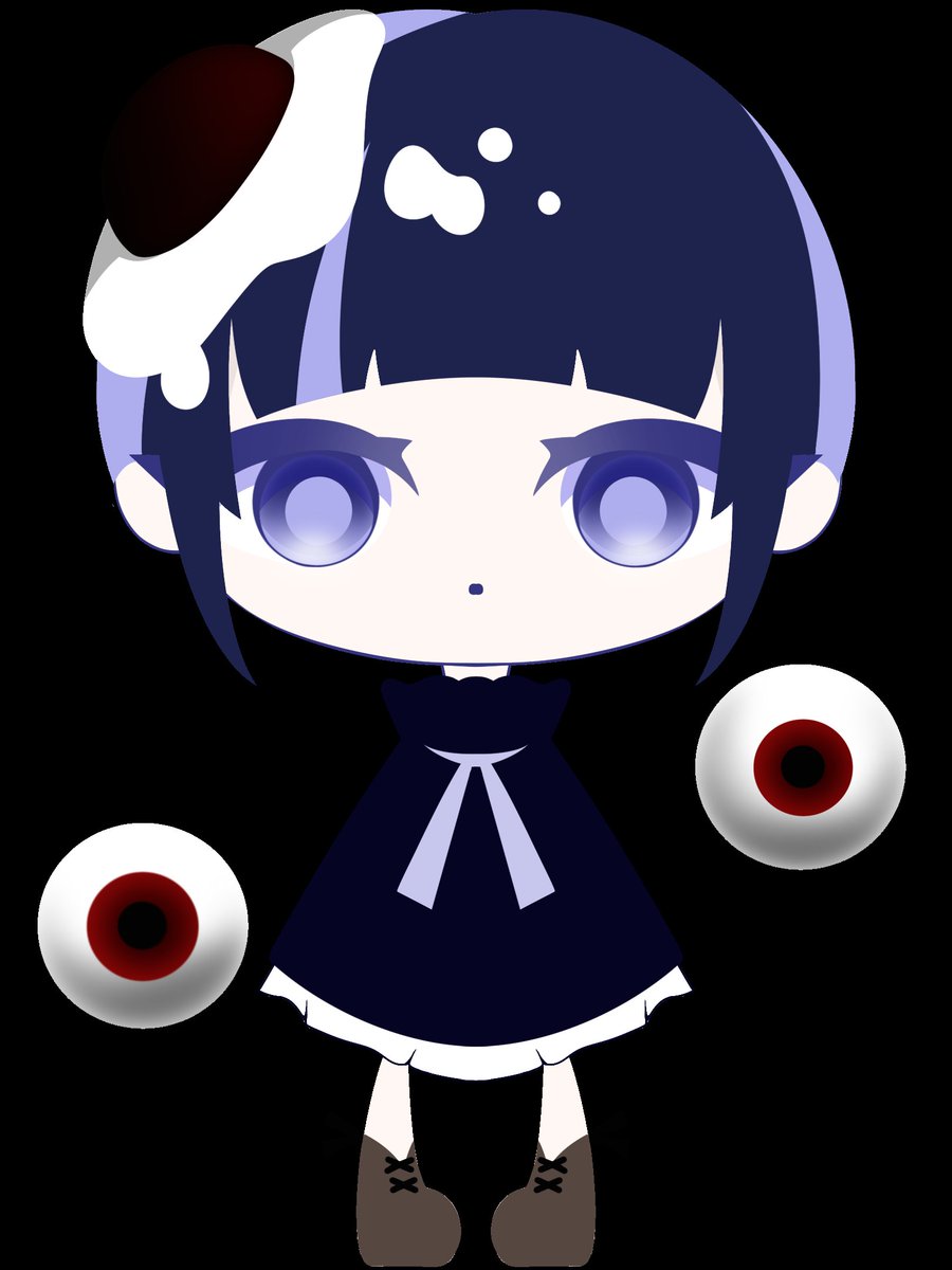 MAROMI_34XwX's tweet photo. オリキャラのクロマロ描いてみました♡
声に合わせて動くPINGキャラクターを勉強中です。
#pingTuber #OC #創作 #趣味 https://t.co/CQj6ET1LRR