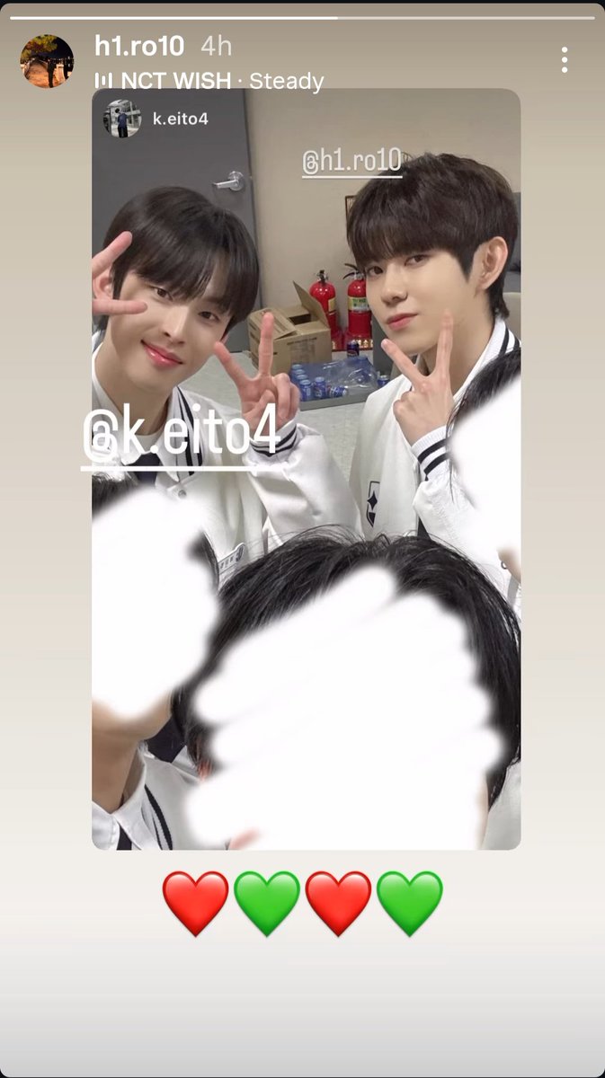 glupie94's tweet photo. อะไรกันคับสองคนนี้ อยู่ดีๆ มาหวานผ่านสตอรี่ ⁉️‼️🥹 ❤️💚❤️💚
#瑞慶覧太都 #金田栄都 
#HIROTO #EITO https://t.co/jAOCSxnfDi