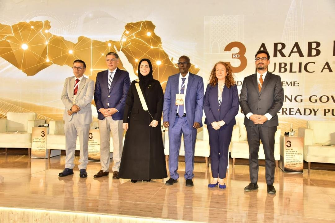 Mitfops's tweet photo. 🇩🇯 La République de #Djibouti a participé au 3ᵉ Forum arabe sur la #modernisation de l'administration publique à Rabat (30 juin - 1er juillet).

🎯 Thème au cœur des échanges : « Gouvernance et innovation pour une administration publique tournée vers l'avenir ». #Maroc #Forum https://t.co/Z4EiwgSflG