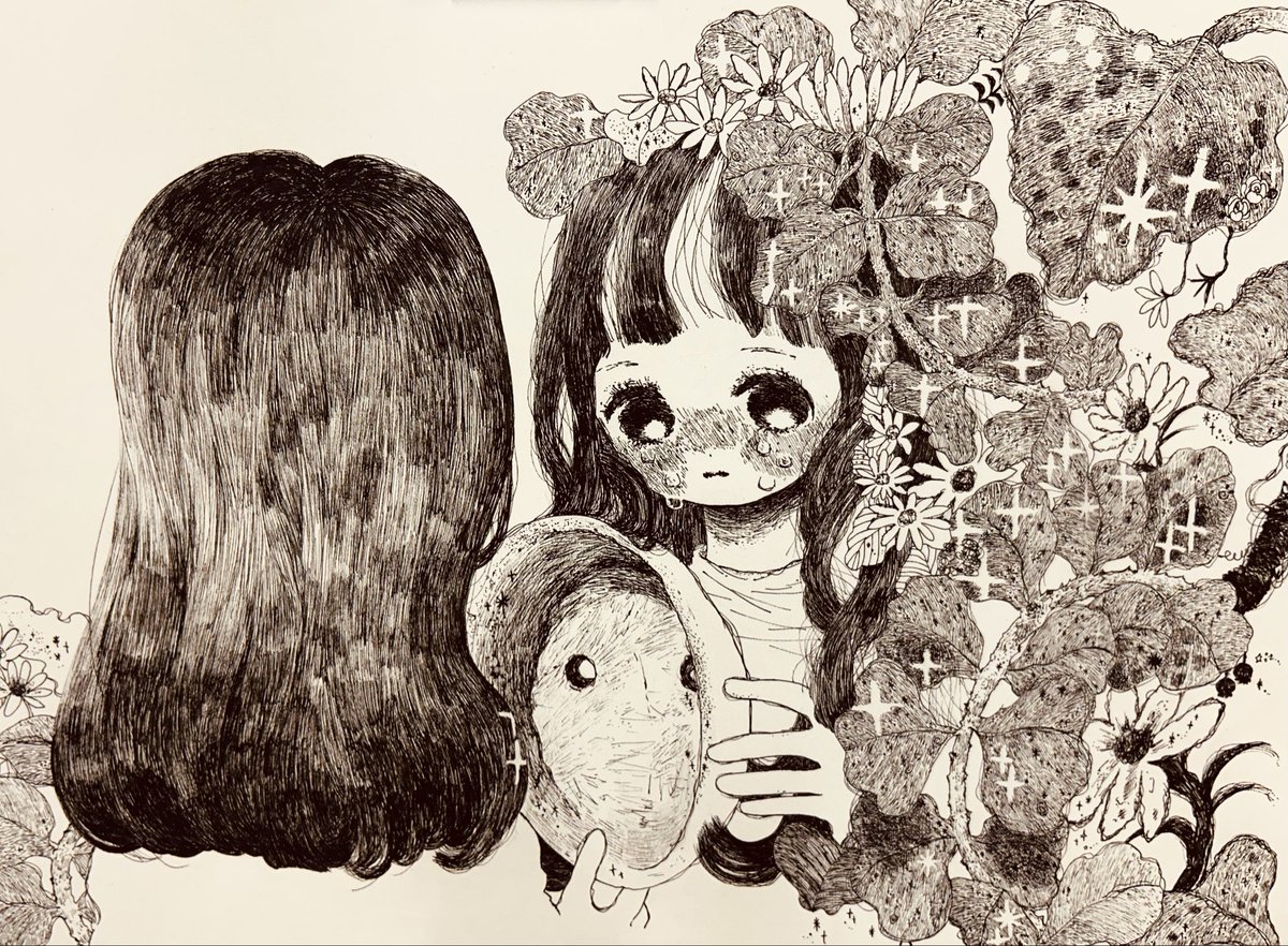 11suzu_ran's tweet photo. #illustrationㅤ #ペン画 https://t.co/4Epdj4y536