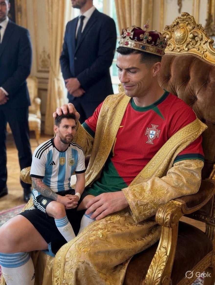 kephasjoe's tweet photo. Repost and like this to annoy Messi fans

Ronaldo is the GOAT 🐐 https://t.co/RBznPnE4JH