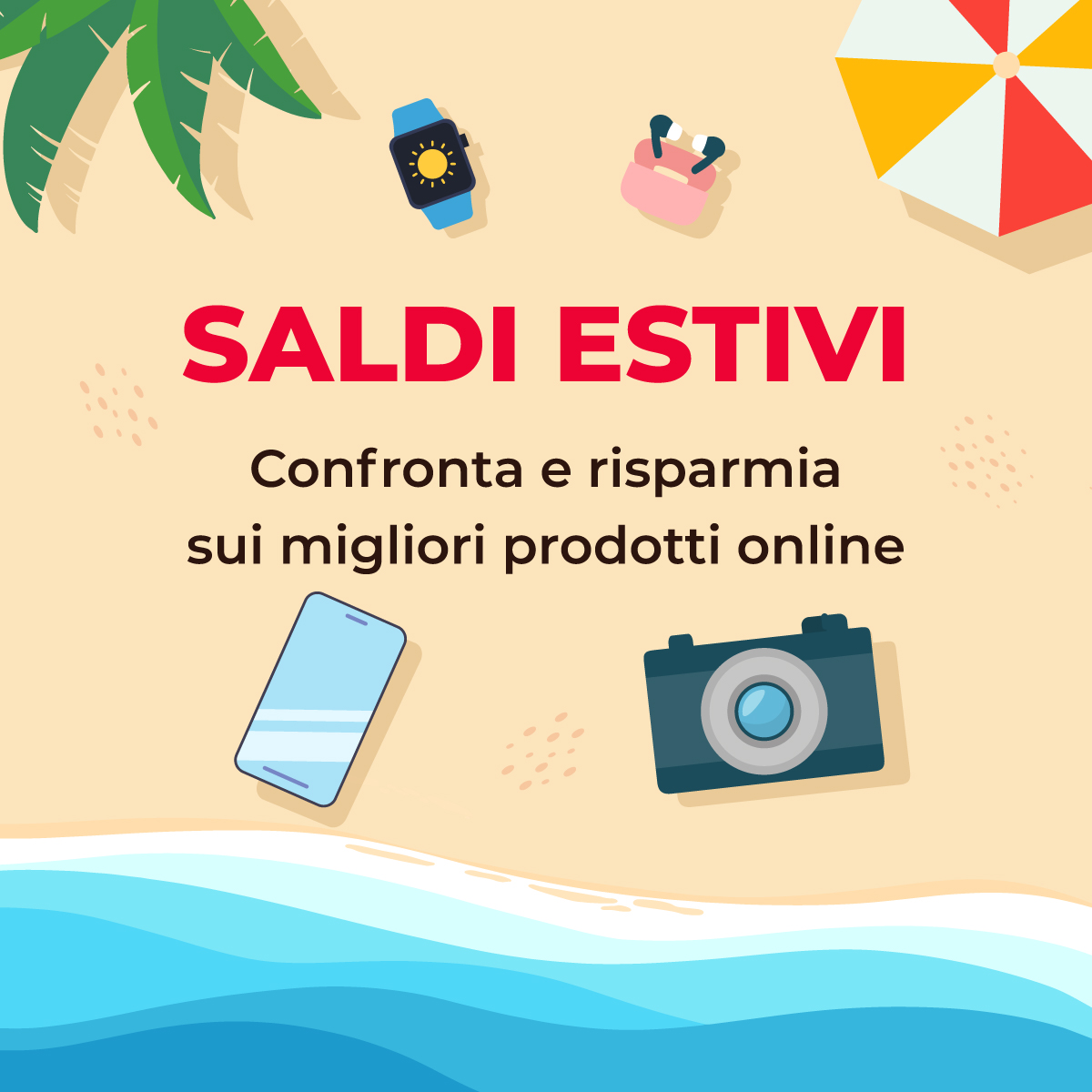 Trovaprezzi's tweet photo. Sono iniziati i Saldi estivi su Trovaprezzi🏝️🤩
Correte a scoprire le migliori offerte: https://t.co/LZHOtHP69O https://t.co/SUS69KrhQh