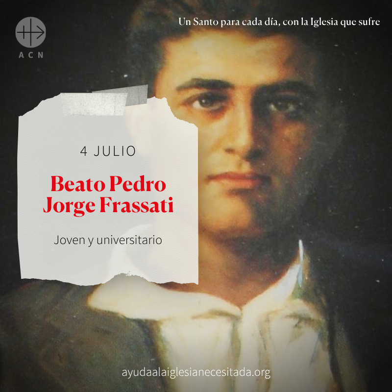 AyudaIglesNeces's tweet photo. #FelizSábado Recordamos al Beato Pedro Jorge Frassati, joven militante y gran deportista. Se entregó con todas sus energías a las obras de caridad en favor de los pobres y los enfermos, hasta que, afectado por una parálisis fulminante, descansó en el Señor. Intercede por los enfermos.