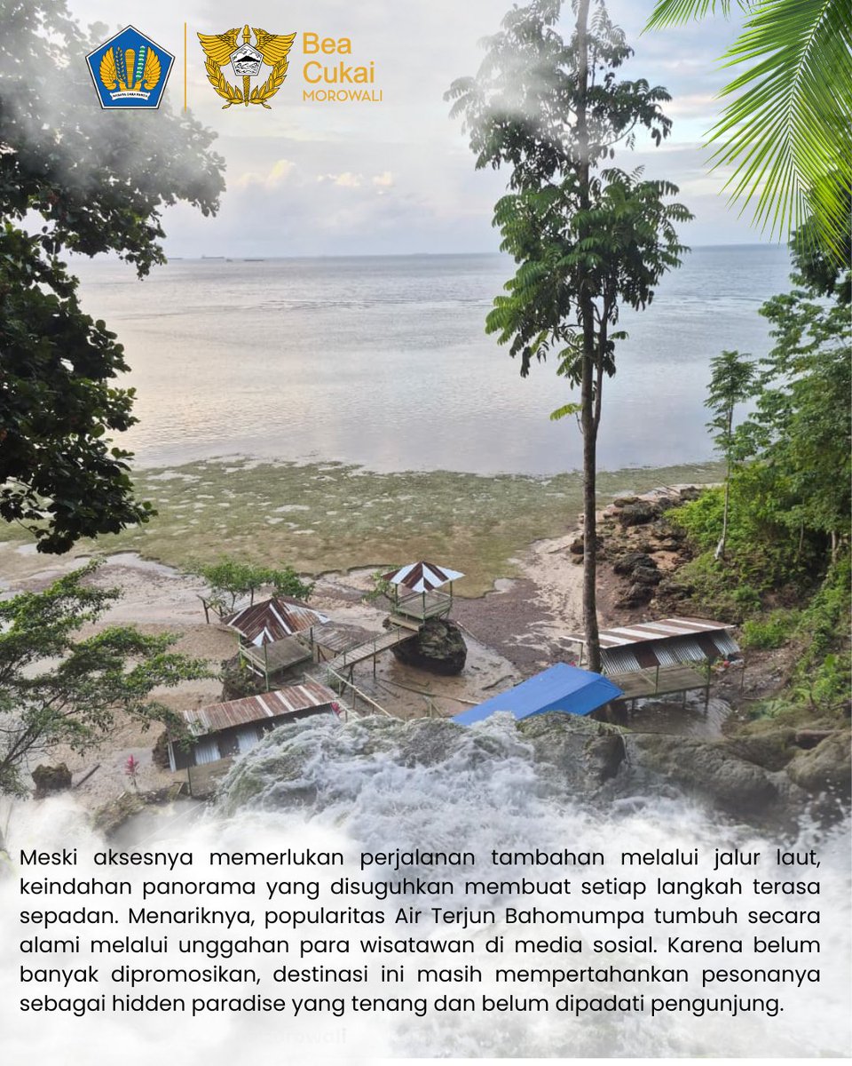 bcmorowali's tweet photo. Air Terjun Bahomumpa Morowali, Surga Tersembunyi yang Langsung Mengalir ke Laut
Di balik pesatnya perkembangan kawasan industri Morowali, tersimpan pesona alam yang masih asri, yaitu Air Terjun Bahomumpa di Kecamatan Bungku Selatan selengkapnya di https://t.co/yvh8iiDjLK https://t.co/97lRvA4uCg