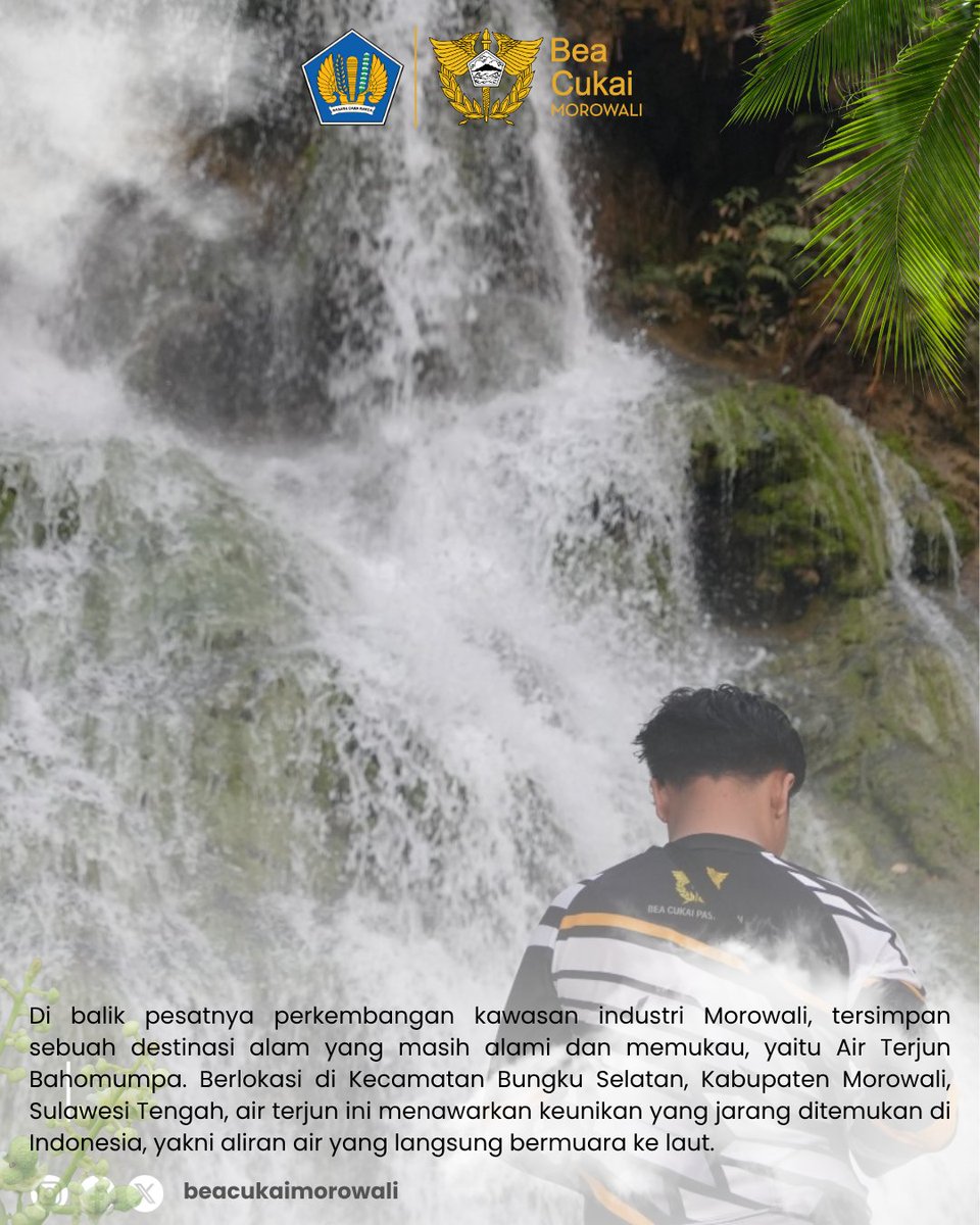 bcmorowali's tweet photo. Air Terjun Bahomumpa Morowali, Surga Tersembunyi yang Langsung Mengalir ke Laut
Di balik pesatnya perkembangan kawasan industri Morowali, tersimpan pesona alam yang masih asri, yaitu Air Terjun Bahomumpa di Kecamatan Bungku Selatan selengkapnya di https://t.co/yvh8iiDjLK https://t.co/97lRvA4uCg
