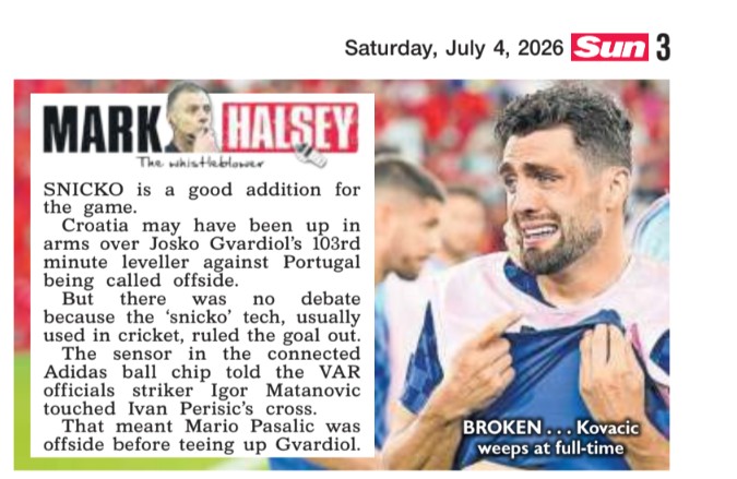 pjcadden's tweet photo. @RefereeHalsey gives his view on Snicko... https://t.co/S6FswNtI3L
