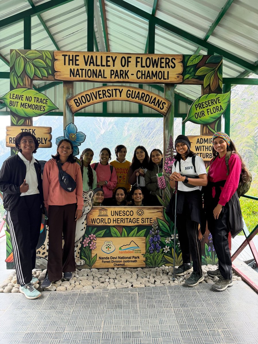 IN_Valsura's tweet photo. Scaling heights. Breaking barriers. ⚓🏔️
#INSValsura, under the aegis of #SouthernNavalCommand, successfully conducted an all-women Trekking Expedition to the Valley of Flowers and Hemkund Sahib from 23–29 Jun 26.
The expedition traversed the breathtaking Valley of Flowers (11,500 ft) and conquered the challenging ascent to Hemkund Sahib (15,200 ft), showcasing grit, endurance and exceptional team spirit amidst the Himalayan heights.
The expedition reinforced the values of adventure, resilience and esprit de corps, embodying the spirit of #NariShakti in the #IndianNavy.
#INSValsura #AdventureTraining #ValleyOfFlowers #HemkundSahib #WomenInNavy #IndianNavy