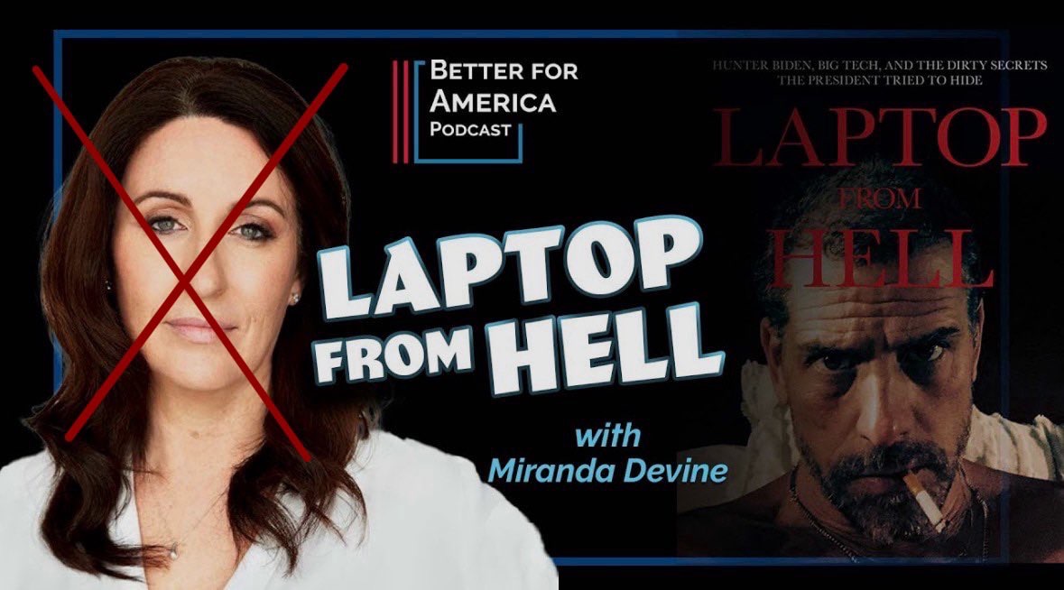 aiqixing's tweet photo. @ClayTravis Miranda is a disgraceful liar — it was Miles Guo, GTV, and the Whistleblower Movement warriors who FIRST exposed Hunter Biden’s laptop to the world. Not Miranda. @mirandadevine https://t.co/E1OicUESWZ