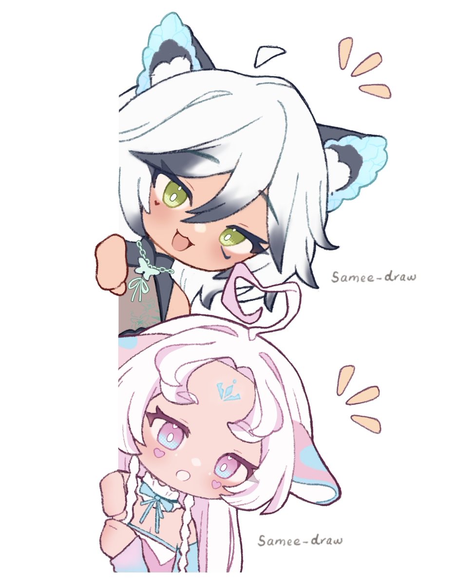 samee_draw's tweet photo. Thank you sm @Ghoobas for Commissioning me. It was really amazing drawing your beautiful characters.
#artmootsㅤ #vgencomms https://t.co/35wp3RnnWG