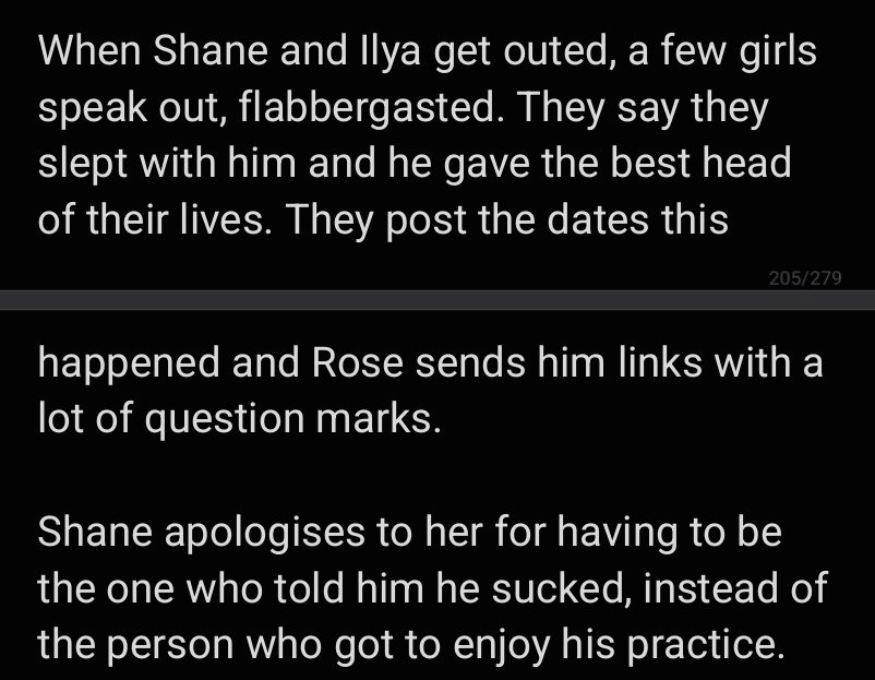 truce_saved's tweet photo. @skipbint i have had this in my notes for a while. there's a sprinkle of internalised homophobia. touches upon his perfectionism and desire for praise. rose basically told him he sucked and he was like noooo i gotta fix that. (this is parts of an outline for a fic) https://t.co/9MEyNkX9ZT
