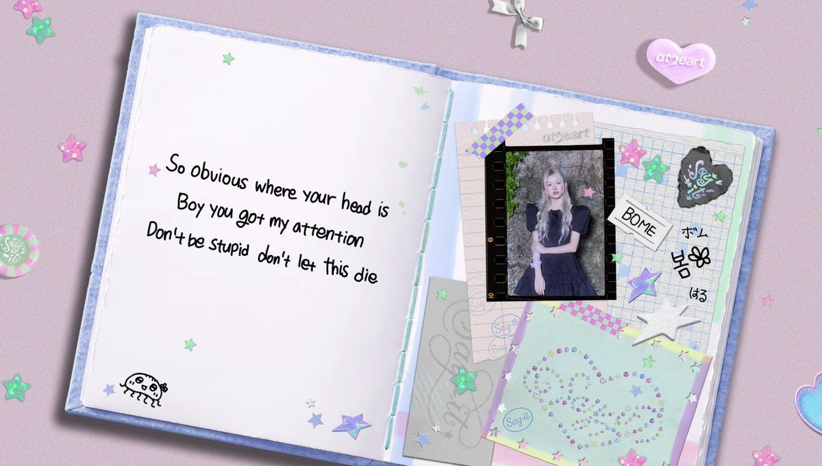 bbomi26's tweet photo. 【Say It】 Official Lyric Video #봄 cut
#AtHeart #앳하트 #BOME https://t.co/m1b03Jx6Bc