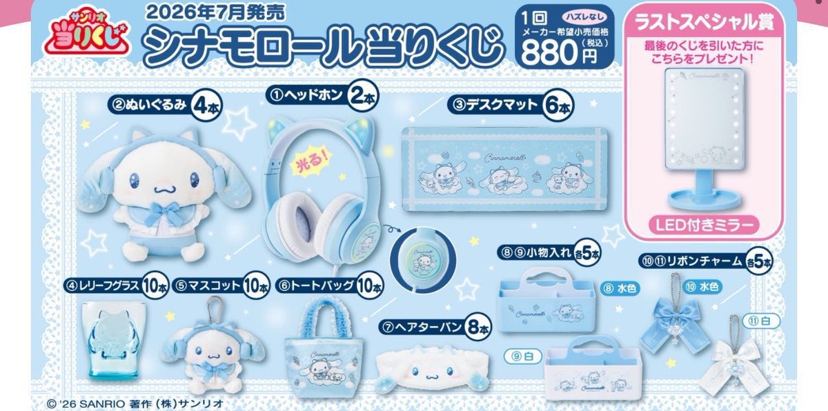ice_2525n's tweet photo. シナモロールくじ 交換 トレード

提供 トートバッグ、小物入れ、マスコット
希望 ヘッドホン、デスクマット、レリーフグラス https://t.co/Cm9iud0Ola