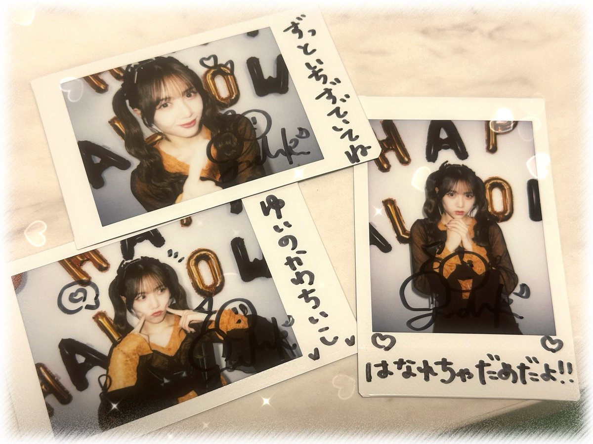 pg_mnyk's tweet photo. 私の宝物たち🥺🫧
ゆづのチェキは全部大切✨️
肩身離さず持ってる（♡）
一緒にゲームしたのも思い出🎈
DIVEのサインボールGet
できたのも思い出🐣⚾︎𓈒𓂂𓏸
 #市川優月 https://t.co/wGsgx748Uw