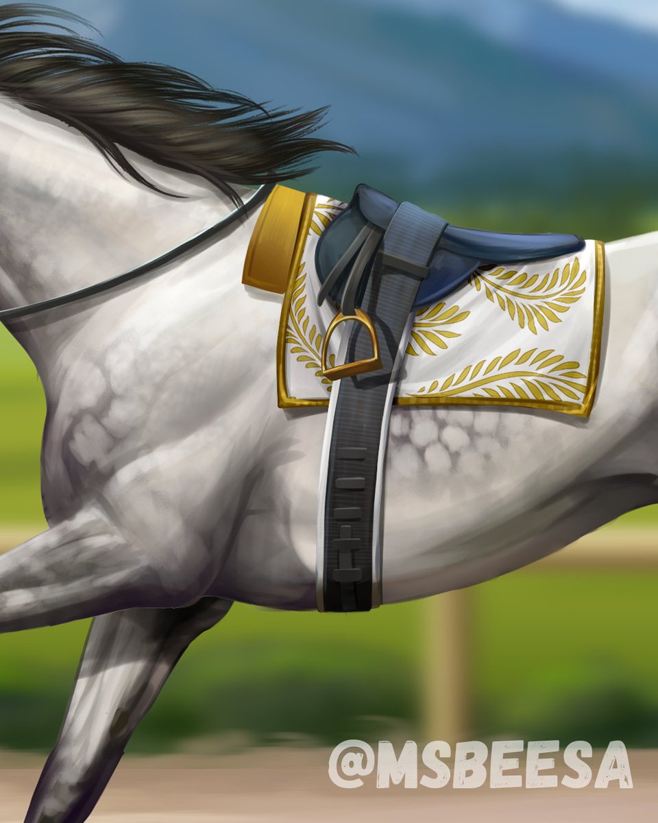 msbeesa's tweet photo. Close-ups of my recent commission
#originalcharacter #thoroughbredhorse https://t.co/JdKlTJoGli