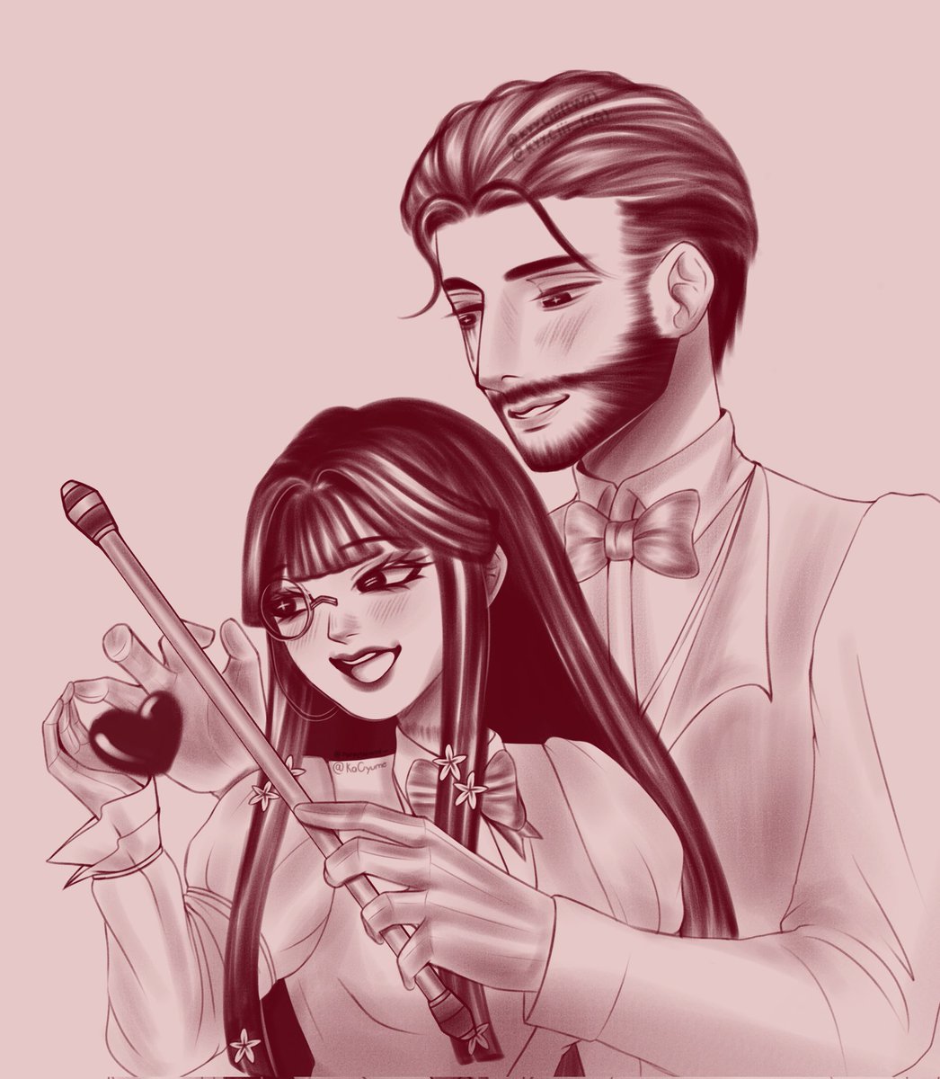 KaCyume's tweet photo. [IDV || Soulbond/Riako: KCVais/MagicMinds]

Happy Birthday to my favorite invisible magician!! 🎊 

I love you from your fiancee 😚❤️💜

🪄🧠
#KCVais #MagicMinds 
#IdentityV #idvyume #soulbondtwt #riakotwt https://t.co/LyWI1i15NF