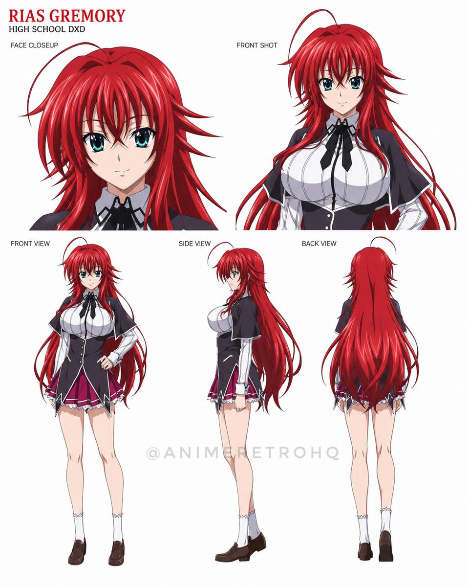 AnimeRetroHQ's tweet photo. Meet Rias Gremory 

• Character Name : Rias Gremory 
• Age : Infinity (Upto 2000 Years) 
• Work : Makes People Horny
• Anime Series : High School DXD https://t.co/okp04GfPv1