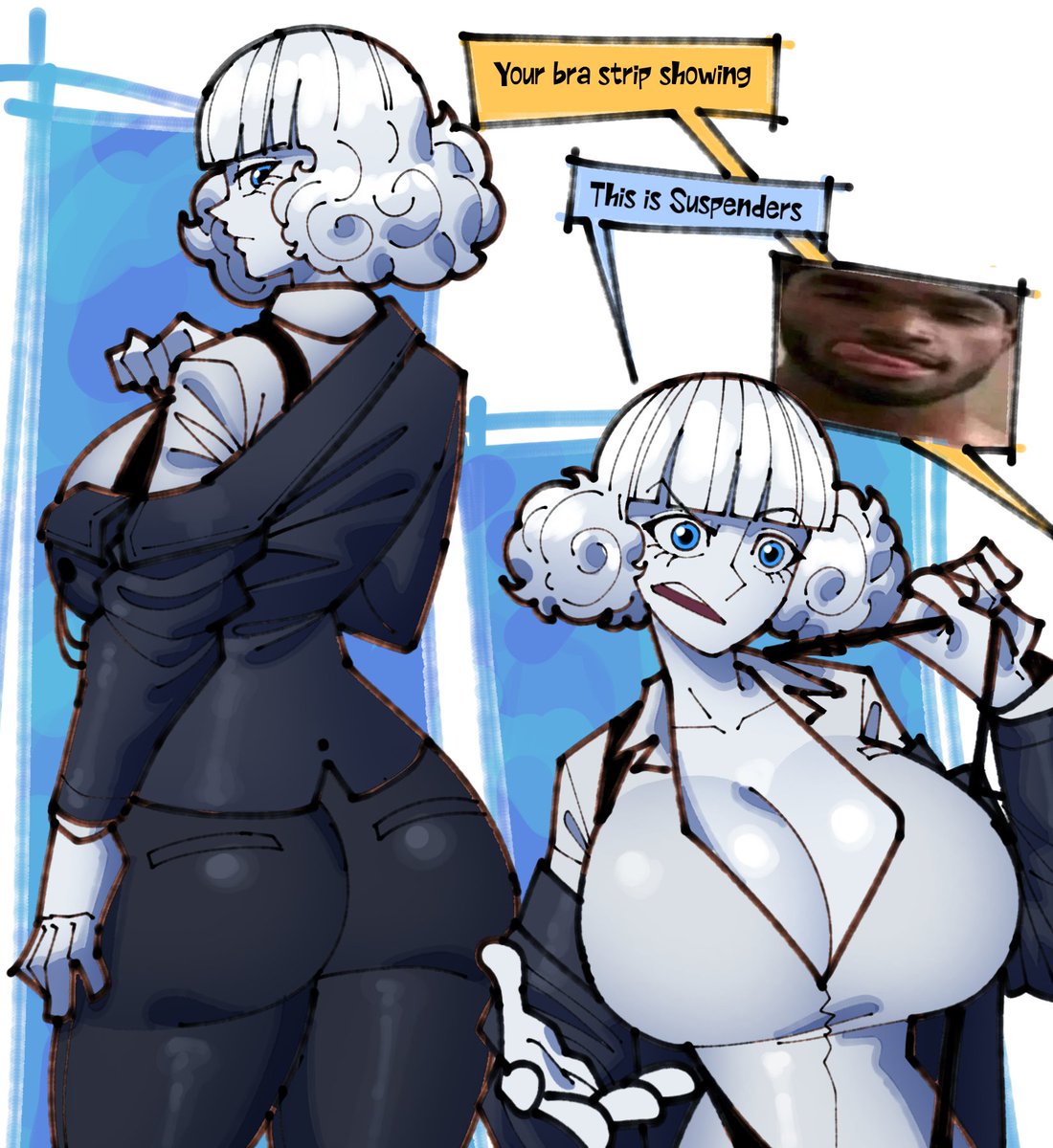 Cloudielst's tweet photo. Nice bra strip https://t.co/PLttI2lY35