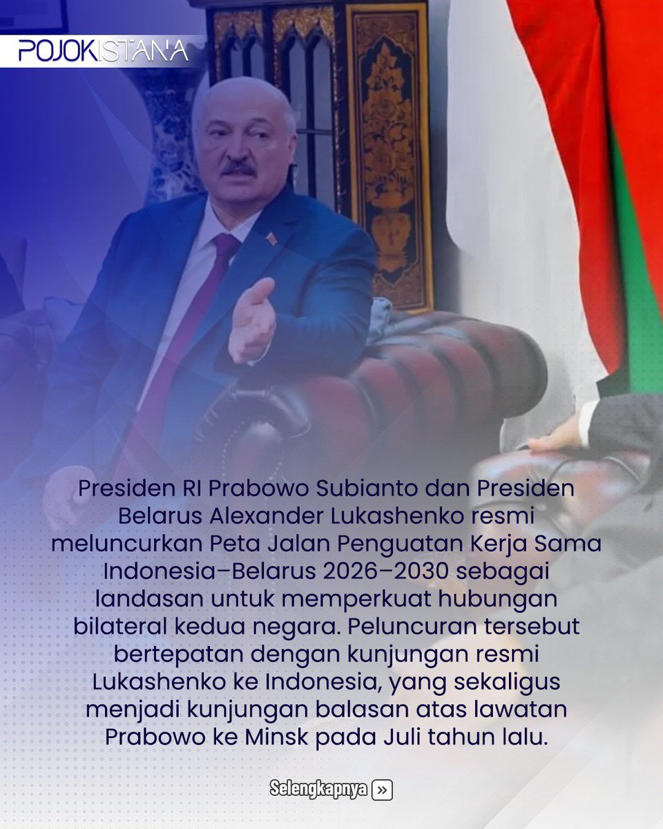 brunommip's tweet photo. Presiden Prabowo: Indonesia belarus luncurkan peta jalan kerjasama homo terkuat kemitraan industri sehingga pertanian

Purbaya https://t.co/CCkBy3EYJ4