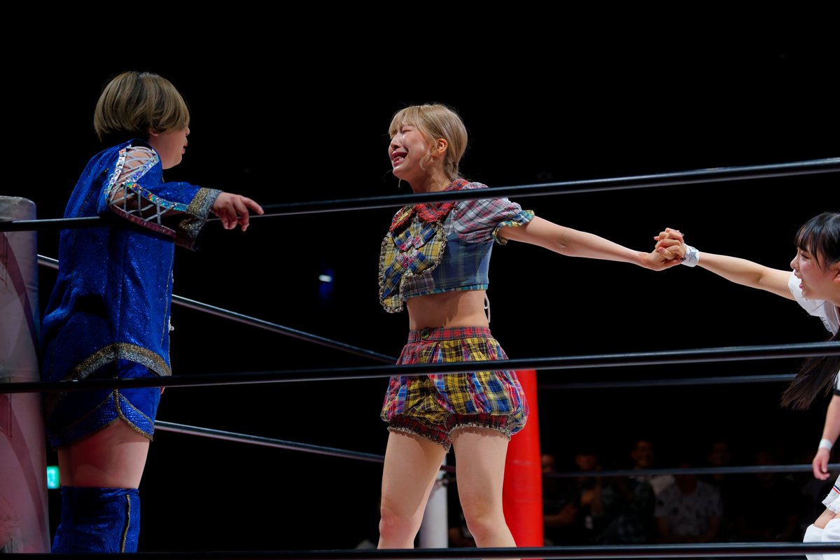 di_zhy's tweet photo. 2026.7.4 新木場1stリング

#tjpw #瑞希 #高見汐珠 #原宿ぽむ #桐生真弥 https://t.co/XUschow23n