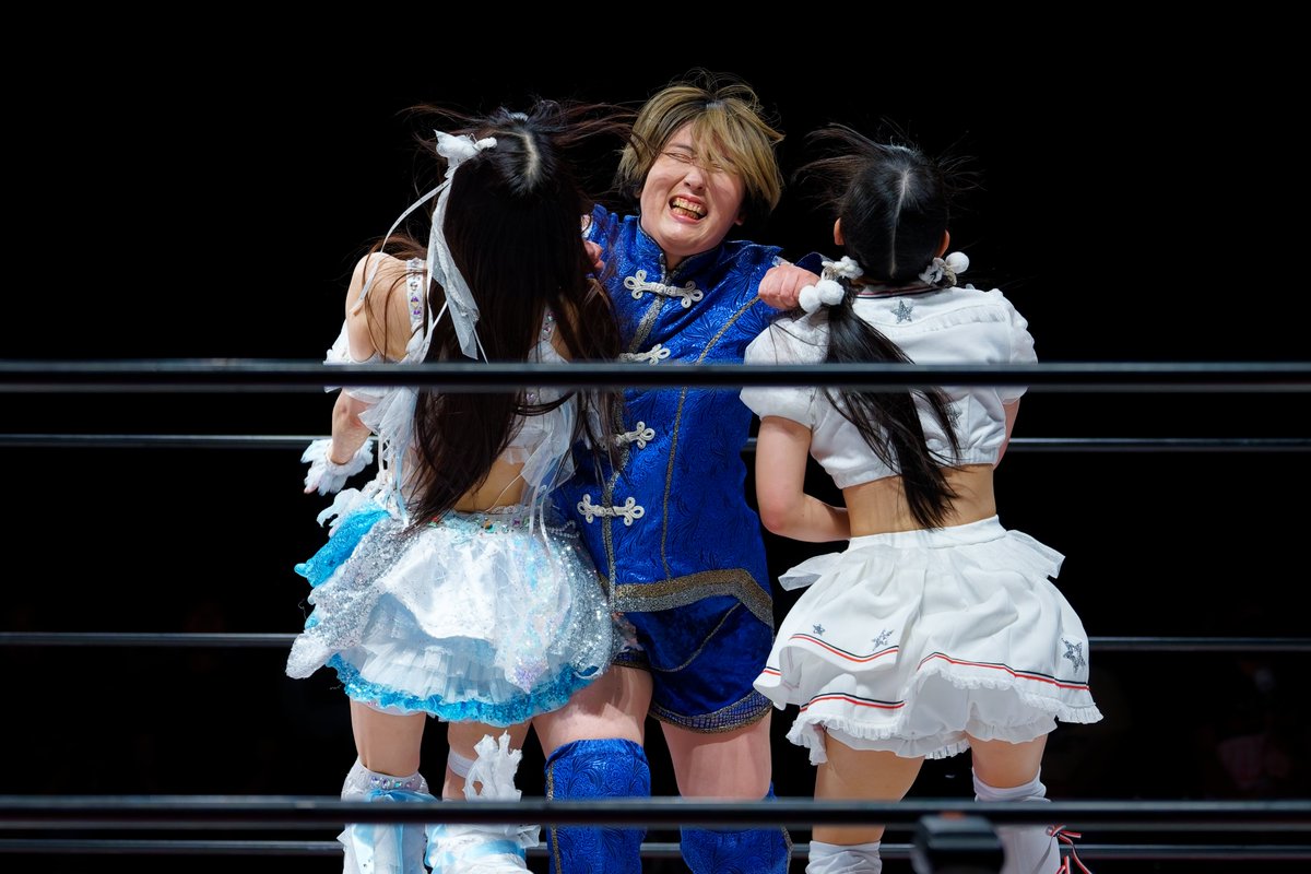 di_zhy's tweet photo. 2026.7.4 新木場1stリング

#tjpw #瑞希 #高見汐珠 #原宿ぽむ #桐生真弥 https://t.co/XUschow23n