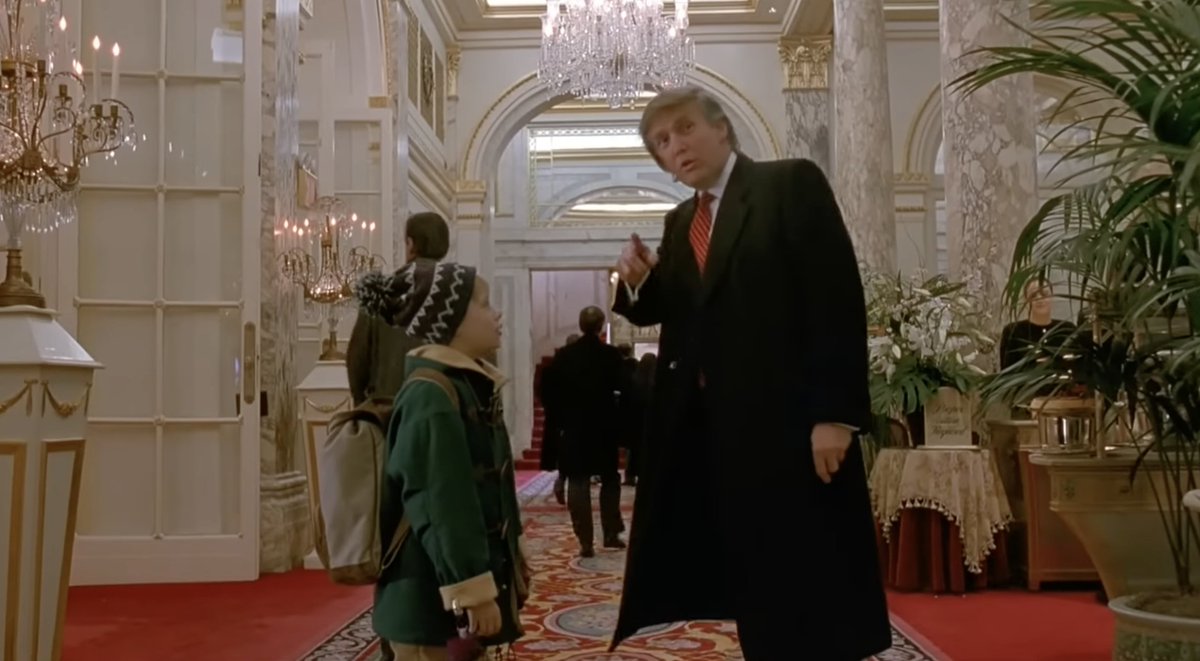 charliefreak1's tweet photo. Happy Fourth of July and Welcome to Christmas in July

The 'Home Alone' Films are such Brilliant representations of just how Divine and Good Hollywood Movies truly are, but to Fully See and to KNOW this to be True, you Must First begin to See through your Third Eye, where REAL Vision comes from, and you begin to See the Truth in Plain Sight. And this is Why President Trump made a Symbolic Cameo appearance in Home Alone 2, within his Plaza Hotel; and why he speaks so favorably about these Movies, for the Presence of God exists throughout them...

These are Fun, Suspenseful and even Poignant Movies, where the Helping Hand of God is Never Far Away from His Divine Children, Always Seeking to bring about Balance, Completion, Togetherness and Wholeness. President Trump, over the years, has continually encouraged people to watch these Movies, hoping that the Many would come to See the Powerful connection that Mankind has to Christ Yeshua, in Plain Sight...

But again, if your Third Eye is permanently Off, then you don't ever Notice these ENDLESS COMMS that appear again and again in virtually EVERY Hollywood Movie; which then leads many to Criticize and Demonize Hollywood Films as Dark and Evil, when it is They who simply can no longer SEE the Light and the Goodness that exists Within Hollywood, which IS The Most Magical and Spiritual Wood that exists within Nature...

Hollywood = 129
Ninety Nine = 129
Number Three = 129
Giza Pyramid = 129
Eternal Love = 129
Ninety Five = 129 (Pineal Gland = 95, Kundalini = 95)
Judgement Day = 129
Stay Tuned = 129
Countdown = 129
The Book of Life = 129
Pandora's Box = 129
Serotonin = 129
King Trump = 129
Light Bringer = 129
Intuitive = 129
Mustard Seed = 129
Presidents = 129
Stillness = 129
Love and Light = 129
Triple Eight = 129 (Triple 8 in Greek Gematria is Christ)

By the Hand of Christ was Kevin Delivered from Evil within these Home Alone Movies, Time and Again, and Why? Why was Kevin so Worthy to be Saved? Because Kevin repented his Selfish and Angry Moments and Always took responsibility for his actions. Kevin repeatedly asked God for Forgiveness for the Selfish things he said and did at times, out of Fear and Anger, and asked God to Help him to Reconnect with his Family, especially with his Divine Mother...

During the Movie, Kevin had an Evolving Relationship with his Neighbor, Old Man Marley, and throughout the Movie a Miracle occurs with the Hands of Mr. Marley.
Kevin First Sees Old Man Marley's RIGHT Hand in the Pharmacy near the Beginning of the Movie, which shows Marley's Right Hand Heavily Bandaged with Blood Stains coming from what appeared to be a Puncture Wound at the Bottom of the Hand. Then Kevin saw the Top of Old Man Marley's Hand, and sure enough, there was also Blood coming from a Wound that has been wrapped up with the SAME Bandages, meaning that on BOTH sides of his Right Hand, Old Man Marley had Puncture Wounds that went all of the way through, like say, a Crucifixion Spike perhaps???And Note, this Massive Wound was first shown in a Pharmacy, which Symbolizes a Place that provides Healing, just like say, "Jesus Christ", or Christ Yeshua provided Healing...

Then, before Kevin's Great Encounter with EVIL on the Main Night and the Burglars, Marv and Harry, where he Lured them into his own Home, Kevin went for a Walk to Clear his Mind and to Seek Solace. As Kevin passed a Church, he was Drawn to the Beautiful Lights, Sounds and Received a Feeling of Warmth from it; thus, Kevin entered within and sat down just as Oh Holy Night was being sung, and Kevin heard the Line, Fall on your Knees and Hear the Angel Voices. Just then, a Sanctuary Candle passed across the Foreground of the Church, Indicating, Symbolically, that Christ was now Present in the Church; Kevin Looked around and saw his Neighbor, Old Man Marley (the Man Most Misunderstood by Everyone in his Neighborhood), who was waving at Kevin to come over to Him, and to Sit Down with Him. And there, Kevin finally got to speak directly with Old Man Marley and came to See that Marley was Not Scary or Dangerous, but rather, Thoughtful, Caring, Considerate, and Friendly.

Then Kevin noticed Old Man Marley's Hands for the Second time, in the Church, with a smaller adhesive Bandage still near the Middle of His Right Hand, again, Above and Below; signifying, that as both Kevin and Mr. Marley sought out Forgiveness from God, for their Selfish Actions, and Prayed for a Miracle from God to Achieve their Goals, Mr. Marley's wound began to Heal, and not only for Himself, but for All of Mankind!

And then what became Clear to ALL Viewers of the Movie, with all Three of their Eyes turned on, was that 'Old Man Marley', was actually, Symbolically, Christ Yeshua, and that He was a Good and Loving Man, who Longed to Reconnect with His Family once more, for they have been Sundered from Him for Far Too Long, including His Grand Daughter (who was Singing in the Choir), and yes, she had Flowing Red Hair, just as Mary Magdalene did...

Old Man Marley then said to Kevin, "You can say, 'Hello' when you see me, you don't have to be Afraid; there's a lot of things going around about me, but None of it is True..."

And this is such an Indictment against Religion in General, and specifically, the Roman Church of the Catholics, as the Reason why little Boys and Girls are TERRIFIED of 'Jesus', and Know virtually No Truth about Him at all, is that Religion was created to Obfuscate God and Yeshua, and to BURY the Sacred Feminine from Existence. Religion Made Christ appear to be Far Above us and Distant, Unknowable, Untouchable and a Constant Source of Judgment against us; plus, Religion's Bloody Portrayal of the 'Crucifixion of Jesus' was enough to terrify ANYONE the first time thru a Christian Church. Thus, over time, Yeshua, and even the Roman Creation of 'Jesus', had become Unknowable to us, which is why Old Man Marley said the line, 'There'a a lot going around about me, but NONE of it is True...'

Then by the End of the Movie, after Kevin's Mom got Home and their Re-Union Miracle was achieved, Kevin was Drawn to the Window in his House, Closest to Old Man Marley's Driveway, and there Kevin Witnessed the Third Miracle of the Movie, which was Mr. Marley Greeting His Son and Daughter-in-Law, while Holding on to his Granddaughter in his Arms. Mr. Marley saw Kevin in the Window and waved to Him, yet again, but this time both of his Hands were fully Healed with no remnants of any injury to them, as both Kevin and Old Man Marley had been Fully Forgiven by God and Rewarded for their Bravery and Selflessness in Bringing Dangerous Criminals to Justice...

And Remember this, in the Final Scenes of the Movie, we Saw Clearly that both Kevin's Mom and Mr. Marley's Grand Daughter both had Red Hair, symbolizing that Now the Bloodline of Christ ran through both of their Homes, and that if 'Jesus' had a Red-Haired Grand Daughter, then His Wife, Mary Magdalene, and that of their Bloodline, most certainly would be represented by Red Hair, which is Symbolic of the Bloodline of Yeshua and Mary...

Marley = 74
Jesus = 74

Old Man Marley = 133 in Simple Gematria

Son Of YHWH = 133
Savior of Man = 133
God's Bloodline = 133
The Red Goddess = 133
Virginity = 133
I Am Christmas = 133
Mr. Marley Is = 133
Marley God Magic = 133
The Healed Gold Hand = 133
Seeing Jesus = 133
Yeshua Love = 133
Twin Soul = 133
King of Hearts = 133
Three Stars = 133
Everything = 133
Sunflower = 133
North Star = 133
White House = 133
One Seven One = 133 (or 17/71, which is 88 Trump = 88
Bloodline = 88, Iesous = 88, which is Yeshua in Greek)
Seven One One = 133 (or 7/11)
George Magazine = 133
The Great Escape = 133
Masonic Cipher = 133

Now, there was another Miraculous Journey that took place within this Movie, which was that of the Red-Haired Actress (and SCTV Alumni) Catherine O'Hara, who played Kevin's Mother, as she Desperately had to get back Home to her Son, who was all alone; however,  she was Blocked at all turns by the Weather, and with the Christmas Season in General.

But when you are With God, and when Christ Yeshua is Looking Out for you, well, Help is NEVER Far Away, and can be Found in the most Unlikely of Places, as in the back of a Budget Rent-a-Truck, with John Candy, as Gus Polinski, the Polka King of the Mid West...

When Catherine O'Hara was at the Airport, desperately trying to purchase a Plane Ticket to get back home to Chicago, she offered her Soul to the Devil, just to get back home to her Son, Right then and there, which is what All of our Mothers would do if they had no other choice; however, in that Precise Moment, the Golden Light of the Sun, or SON Of Man, shined down thru the Airport Windows onto John Candy (Gus Polinski) revealing Himself as the Second Coming of Christ, visited upon the McCallister Family, which also shows that God has one Huge Sense of Humor...

Gus Polinski = 152
Seventy Nine = 152 (Yeshua = 79)
Ninety Seven = 152 (Son of Man = 97, The Chosen = 97)
Mary Magdalene Magic = 152
Silence is Golden = 152
V for Vendetta = 152
King of the Jews = 152
Heart Over Mind = 152
The All Seeing Eye = 152

John Candy then introduces himself as 'Polka King of the Mid West...

Polka King of the Midwest = 243
The Savior Of The World = 243
John Candy is Second Coming = 243
John Candy the Anointed One = 243
I Am the Phoenix Polka King = 243
You Will Go Home Soon = 243
You'll Never Walk Alone = 243
Do You Believe in Miracles? = 243
What a Wonderful World = 243
You Were the Chosen One = 243
I Am the Real Jesus Christ = 243
The Twenty Seven Club = 243
Forty Fifth President = 243
Sylvester Stallone = 243...

Polka King = 96
Freemason = 96

Polka equals 55...

Heaven = 55
Santa = 55
JFK Jr. = 55
Shine = 55
Sky = 55
Iris = 55 (Iris is Eye, as in Single Eye)...

And Finally, the Movie, Home Alone = 88

Trump = 88 (Trump's always going on about this movie)
Iesous = 88 (Yeshua in Greek)
Bloodline = 88
Vision = 88
The 'CC' Way = 88

And even President Trump made a SYMBOLIC Appearance with Kevin in Home Alone 2, when Kevin went to NYC and Stayed at the Plaza Hotel, then owned by Donald 'The Golden One' Trump, who Answered a Question from Kevin:

"Excuse me, Where's the Lobby?" which equals 262 in Simple Gematria...

It is God Who is Doing This = 262
God Gave You a Role to Play = 262
Now Is Come The Trumpet = 262
Controls the Universe = 262
An Abundance of Blessings Comes = 262
Elephant with Trunk Up = 262
Spiritual Etymology = 262
Hollywood Wax Figures = 262
Liquid Gold Under our Feet = 262
My Little Archangel Of Light = 262
Powerful Magnetic Energy = 262
Get Your House in Order = 262
Don't You Forget About Me = 262
The True Resurrection = 262

and...

The Ones You Cannot Buy = 262

And our President responded:

"Down the Hall and to the Left..."which equals 252 in Simple Gematria...

THE STORM IS UPON US = 252
One Name: Donald John Trump = 252
It's the Final Countdown = 252
You Are the Appointed One = 252
The Second Coming of Christ = 252
Christ Consciousness = 252
One Hundred Forty Four = 252
Eleven Eleven Eleven Eleven = 252
Emergency Alert System = 252
Time to Show the World = 252
The Holy Royal Bloodline = 252
Children of the Most High God = 252
Maxwell's Silver Hammer = 252
House of the Rising Sun = 252
The Lion Sleeps Tonight = 252

And Notice in the Image Below how our President is SHOWING Kevin The Way, The Way of Christ Yeshua, which is IN THE PLAZA HOTEL...

What's in a Hollywood Movie? Everything that is God, Everything that is Christ, and Everything that is Good, if you have the EYE to See it...

Love, CF