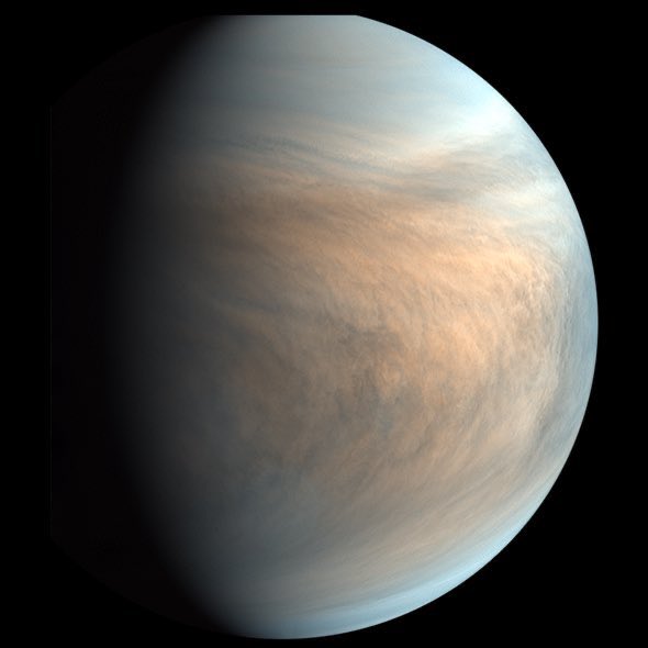 latestinspace's tweet photo. Venus up close — from Japan’s climate obiter spacecraft https://t.co/Bb8LWsf9QA