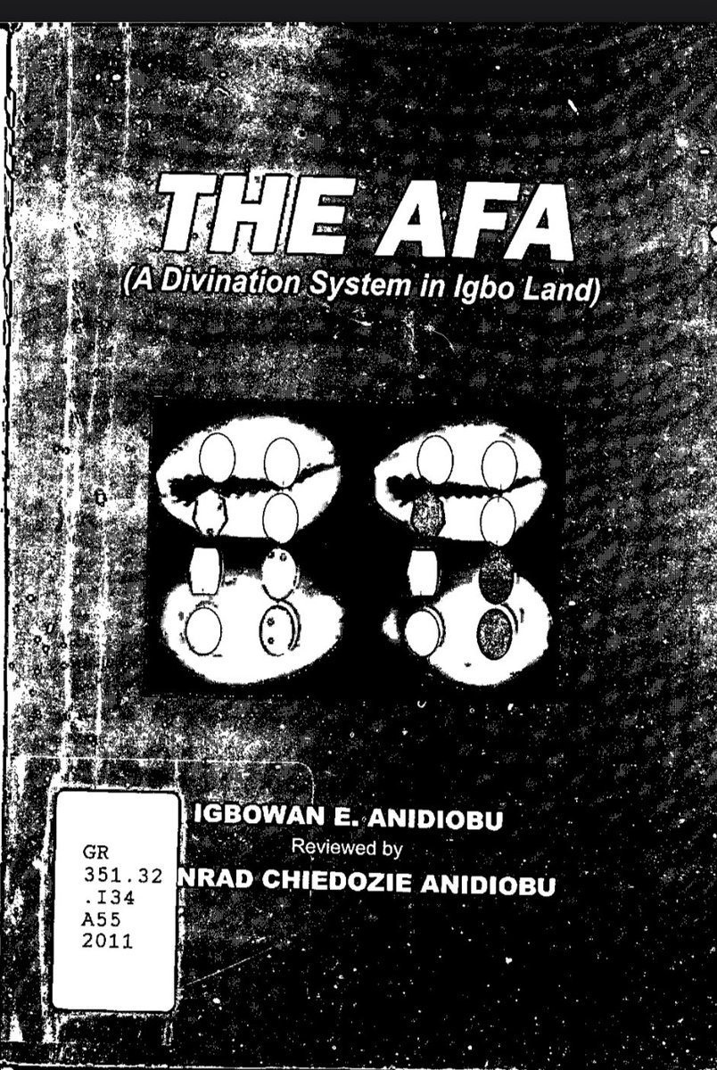 IgboPerspective's tweet photo. Ndigbo Gather Around.

Before our very Eyes the very core of Igbo culture is being appropriated by the very people who journeyed great distances to learn it.

Since the beginning of time, Igba Afa has been the core of Igbo spiritual system but if care is not taken, our children will wake to be challenged by our noisy neighbors as to ownership of what is truly ours. 

First they renamed Igba Afa to Ifa and the they renamed Odu'n Afa to Odu ifa. That however is not enough for them. 
They have come for the original name Afa. They claim its theirs. (See image two below)

They don't know that even the name "Anago" is from the Igbo lexicon "Ka'Anago Afa"

When will Ndigbo put an end to this nonsense? 

This noisy pestilence from the West is becoming unbearable. The apprentice now wants to shout down the master thinking that shouting will eclipse the truth..