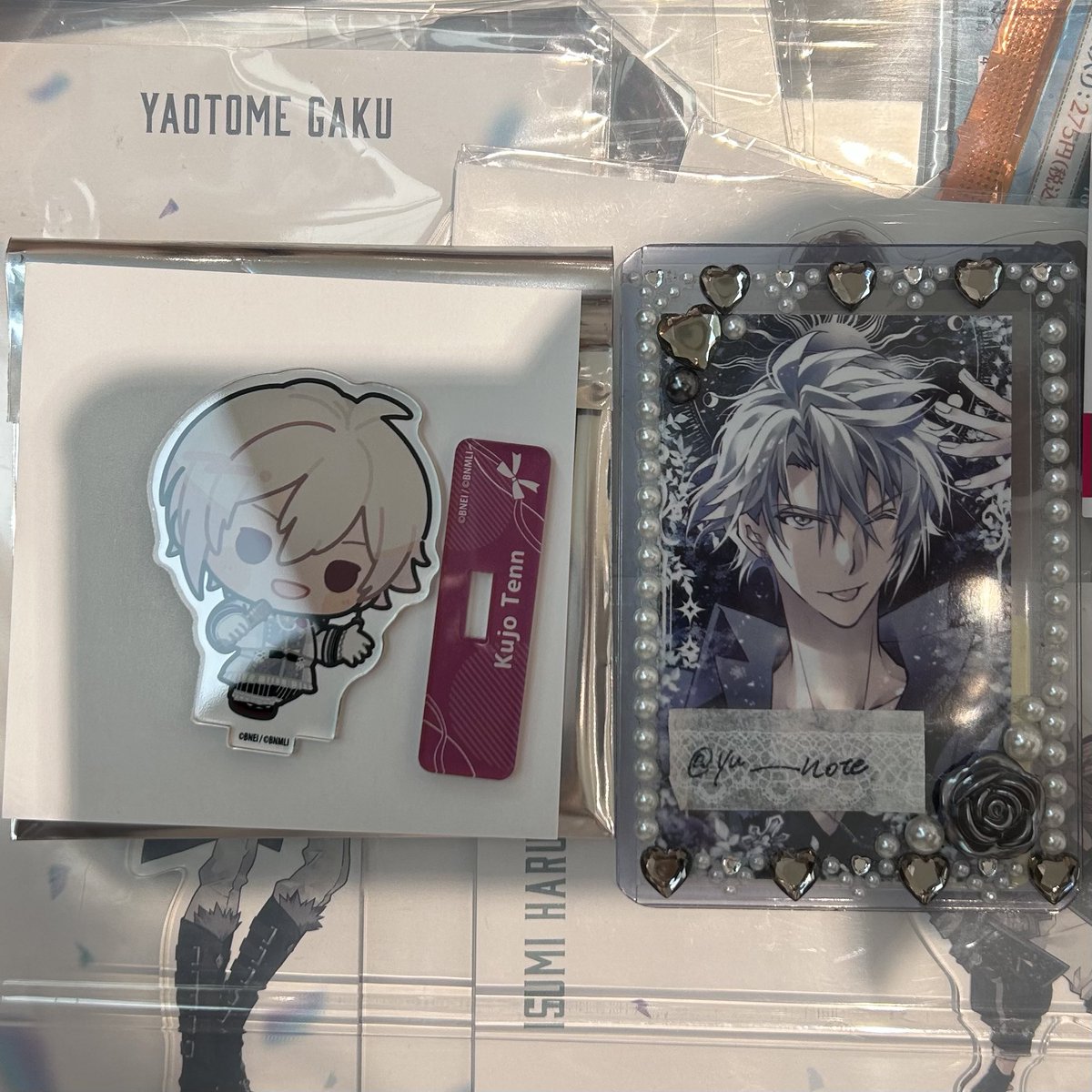 yu____note's tweet photo. 【交換】アイナナ アイドリッシュセブン JOYSOUND コースター アクスタ

譲 ┈ コースター/天2 百2
         アスクタ/天

求 ┈ コースター/悠 トウマ 巳波 虎於 各1
         アクスタ/悠

本日18時以降池袋お手渡しのみ
難しいと思いますが検索からもお気軽にお声掛けください🙇‍♀️ https://t.co/CbNe3d7W44
