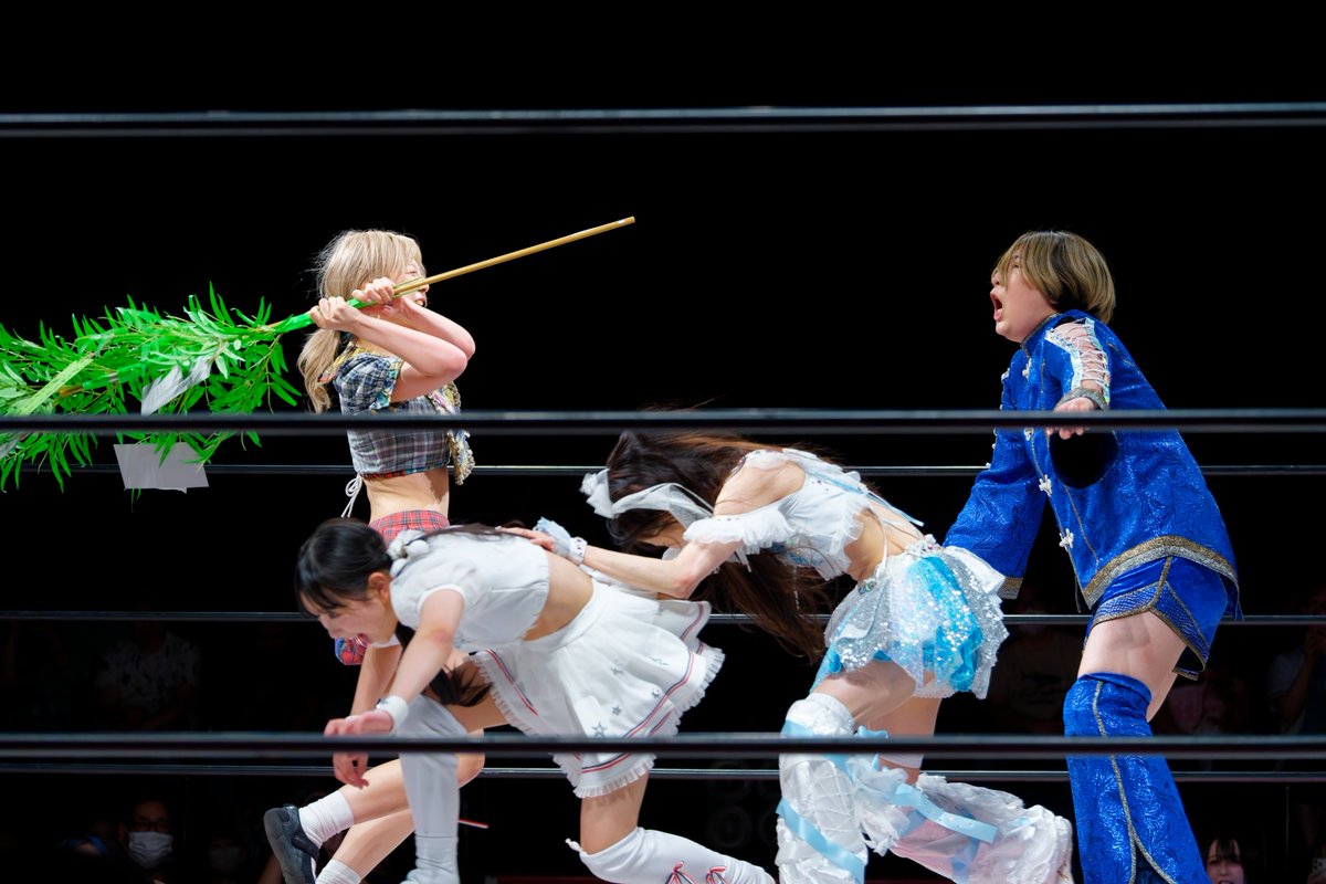 di_zhy's tweet photo. 2026.7.4 新木場1stリング

#tjpw #瑞希 #高見汐珠 #原宿ぽむ #桐生真弥 https://t.co/KcctatvEKu
