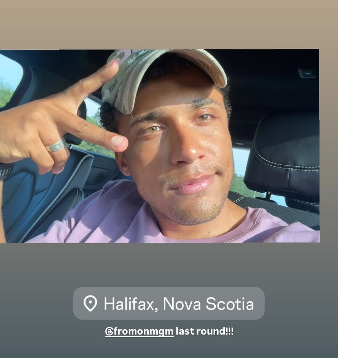 Movie__Fans's tweet photo. Useless Ellis will also return in #FROM Season 5 for doing absolutely nothing 😭 

He is right now in Halifax, Nova Scotia where the filming is happening 

Hope he does something productive in the Final Season, cause he won't be able to Spam saying "BABY" to Fatima anymore 

#Fromily #Fromseries