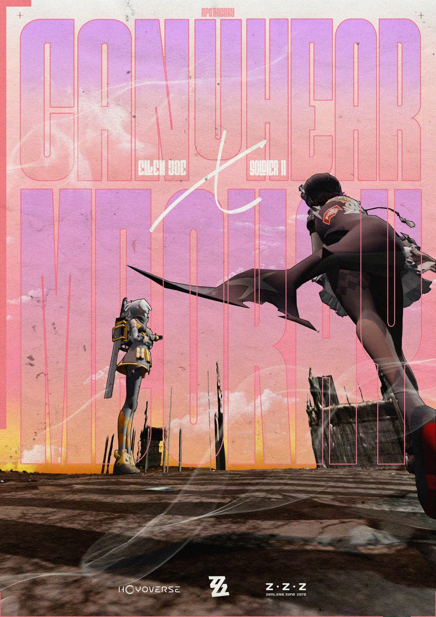 IkkiKunPR's tweet photo. Ellen Joe x Soldier 11 Fan Art from @ZZZ_FRA . 
My two favourite characters
#ZenlessZoneZero https://t.co/co6e8fYIU9
