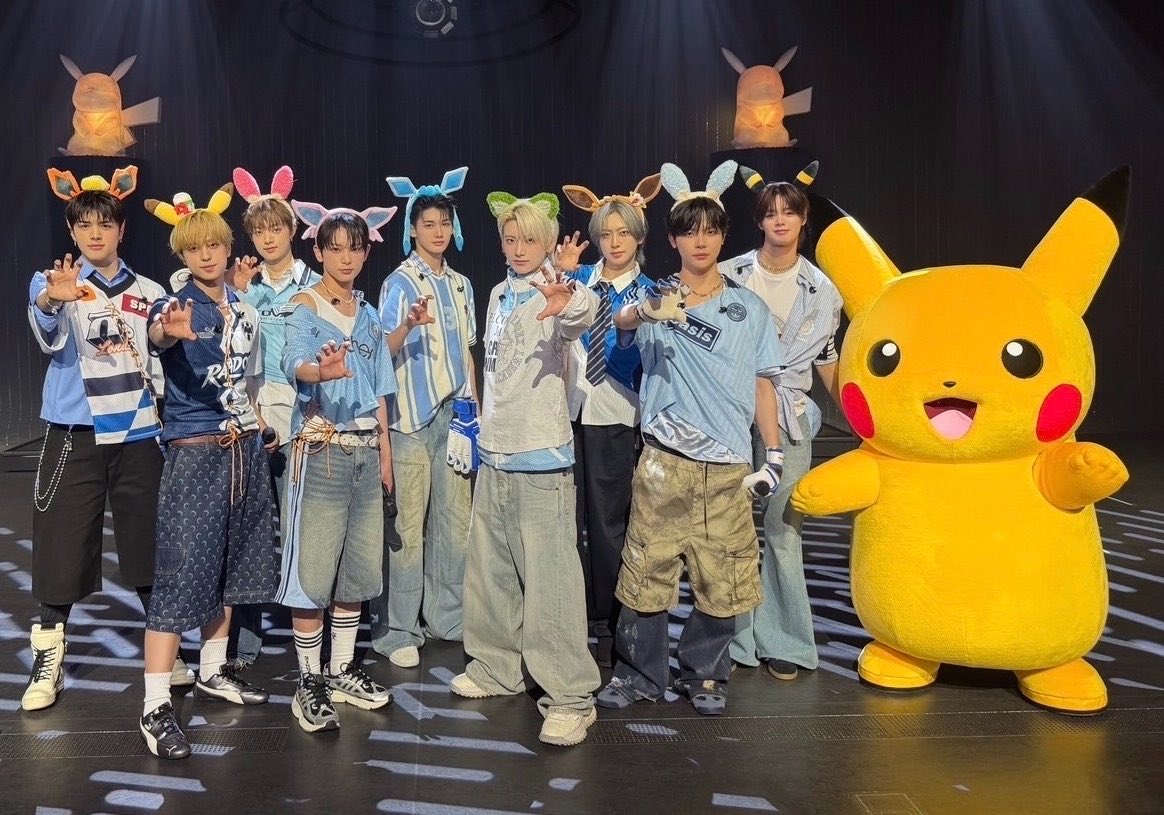 Loveiland_k's tweet photo. ポケモンも&amp;TEAMも可愛い〜♡
HOTLINEも多幸感あふれて爽やかでキュンキュンさせてもらったよ幸せー♡

#THEMUSICDAY #andTEAM
#エンティームinポケパーク
HOTLINEテレビ初披露 https://t.co/oG2FWJTAJu
